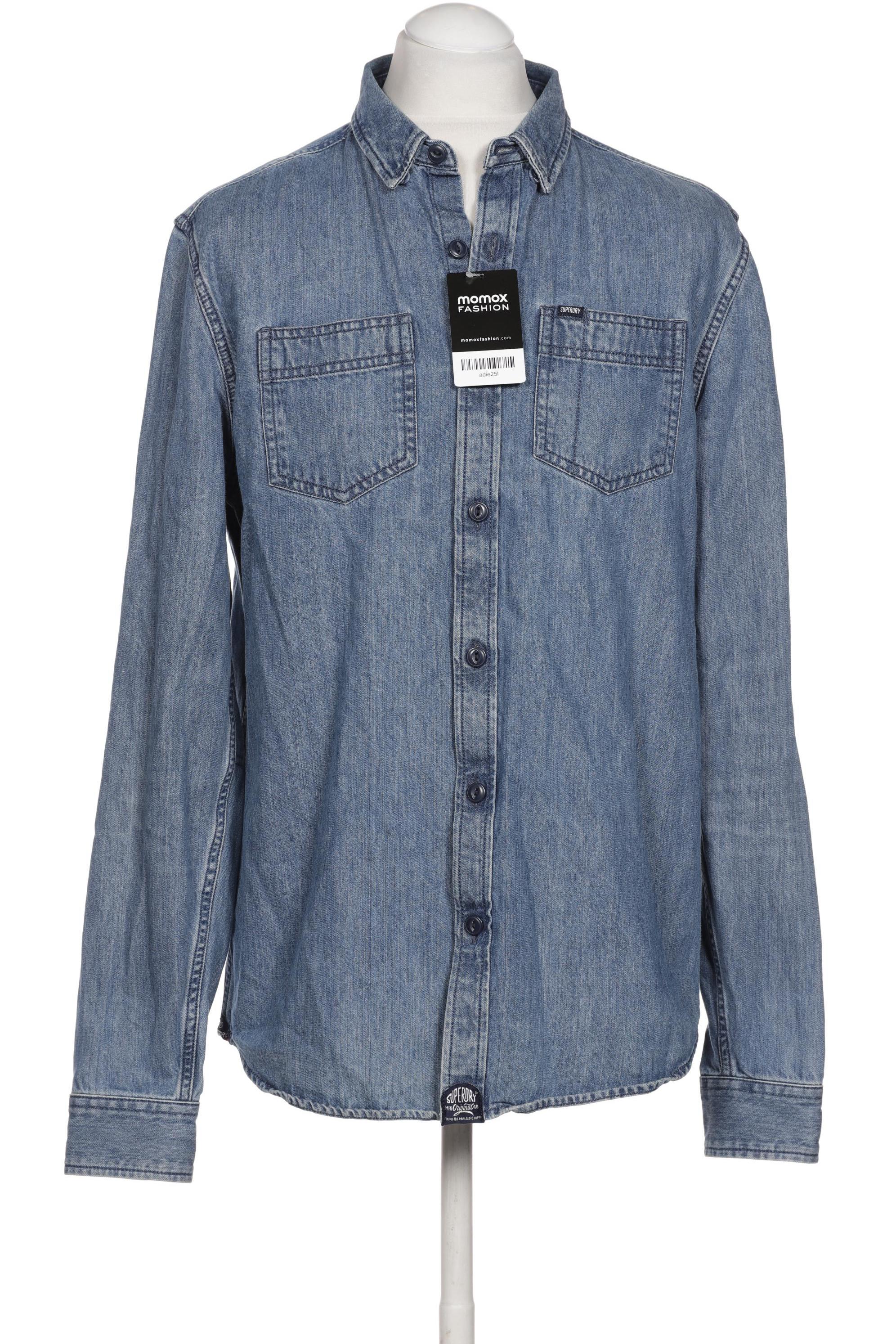 

Superdry Herren Hemd, blau