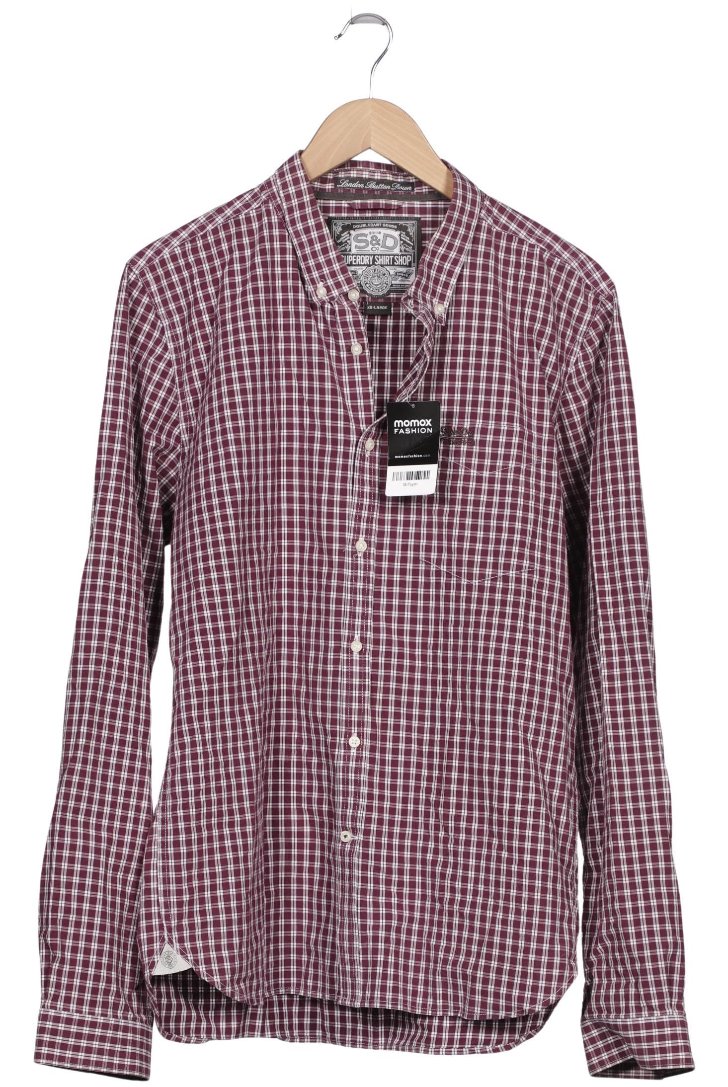 

Superdry Herren Hemd, bordeaux, Gr. 56