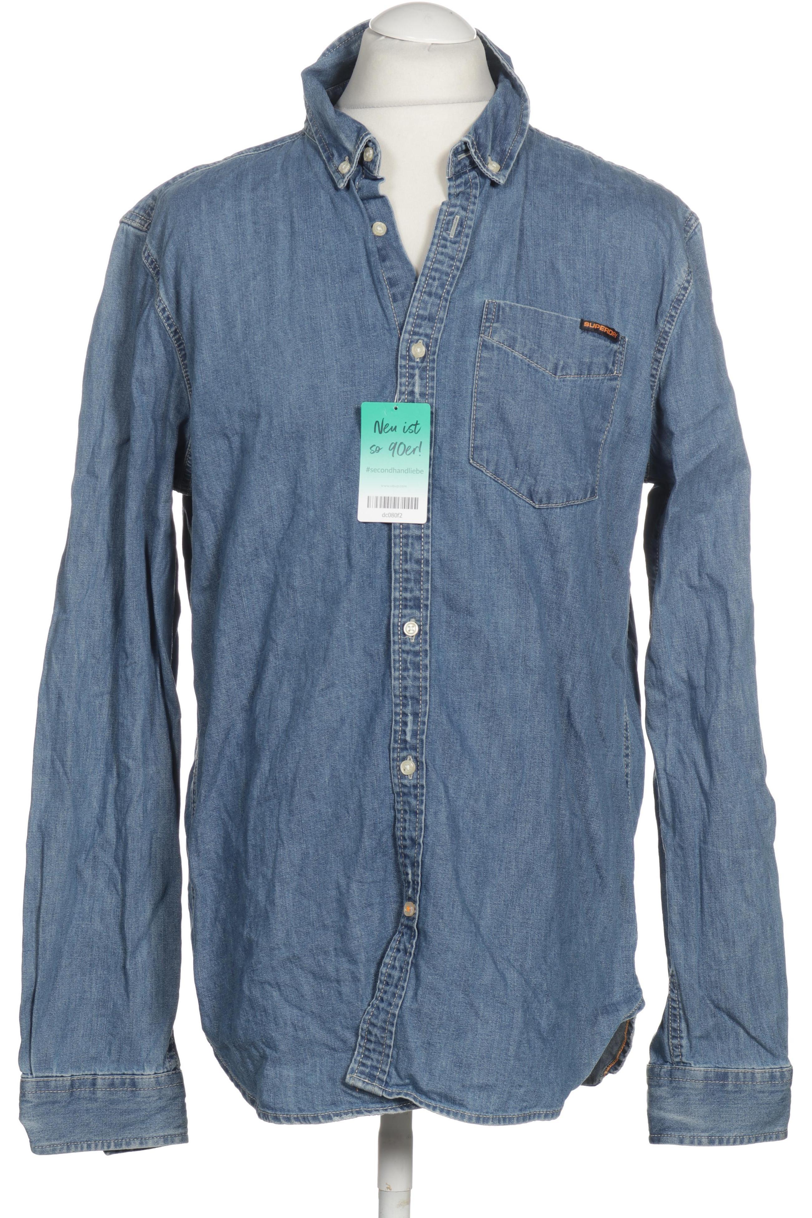 

Superdry Herren Hemd, blau, Gr.