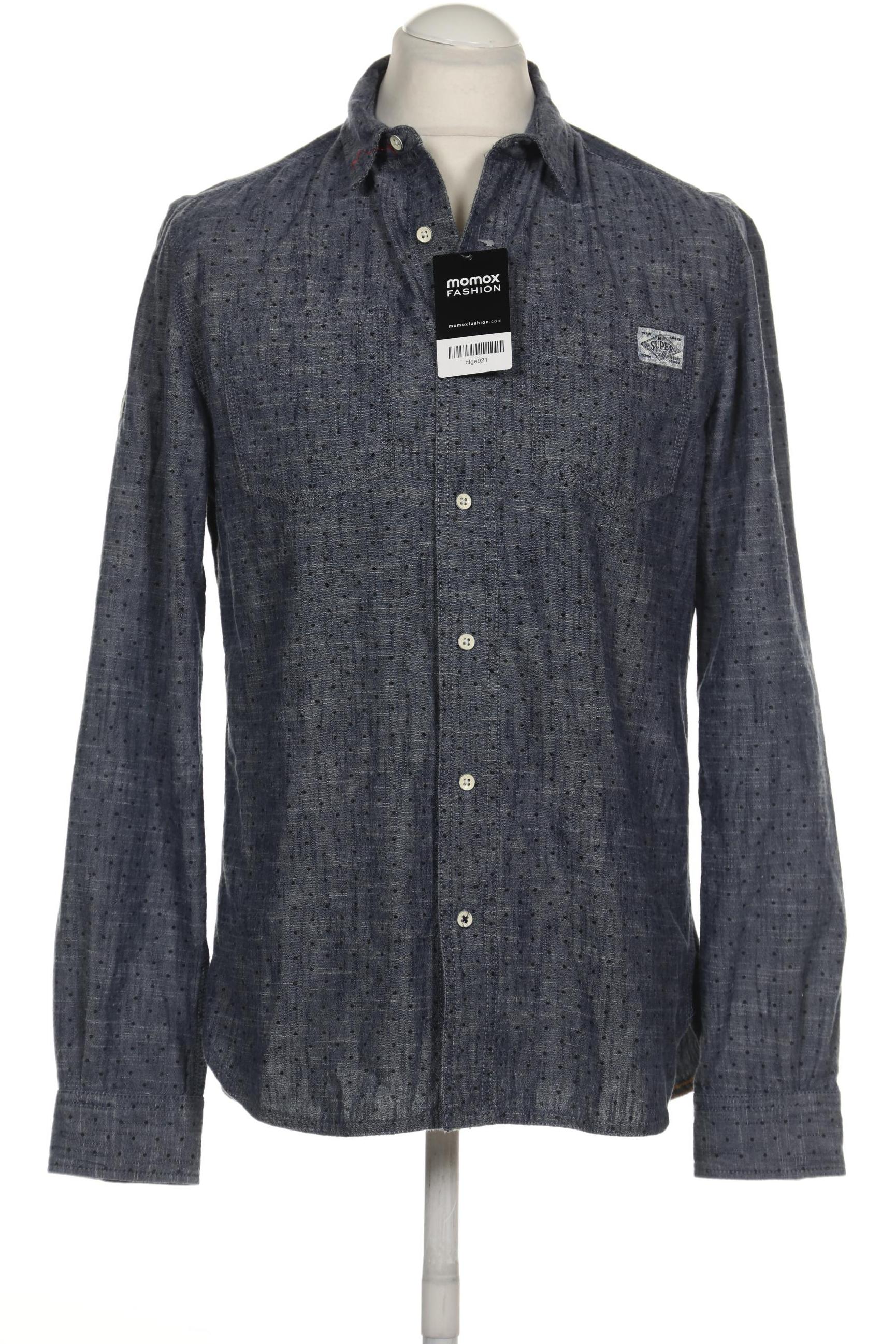 

Superdry Herren Hemd, marineblau, Gr. 52