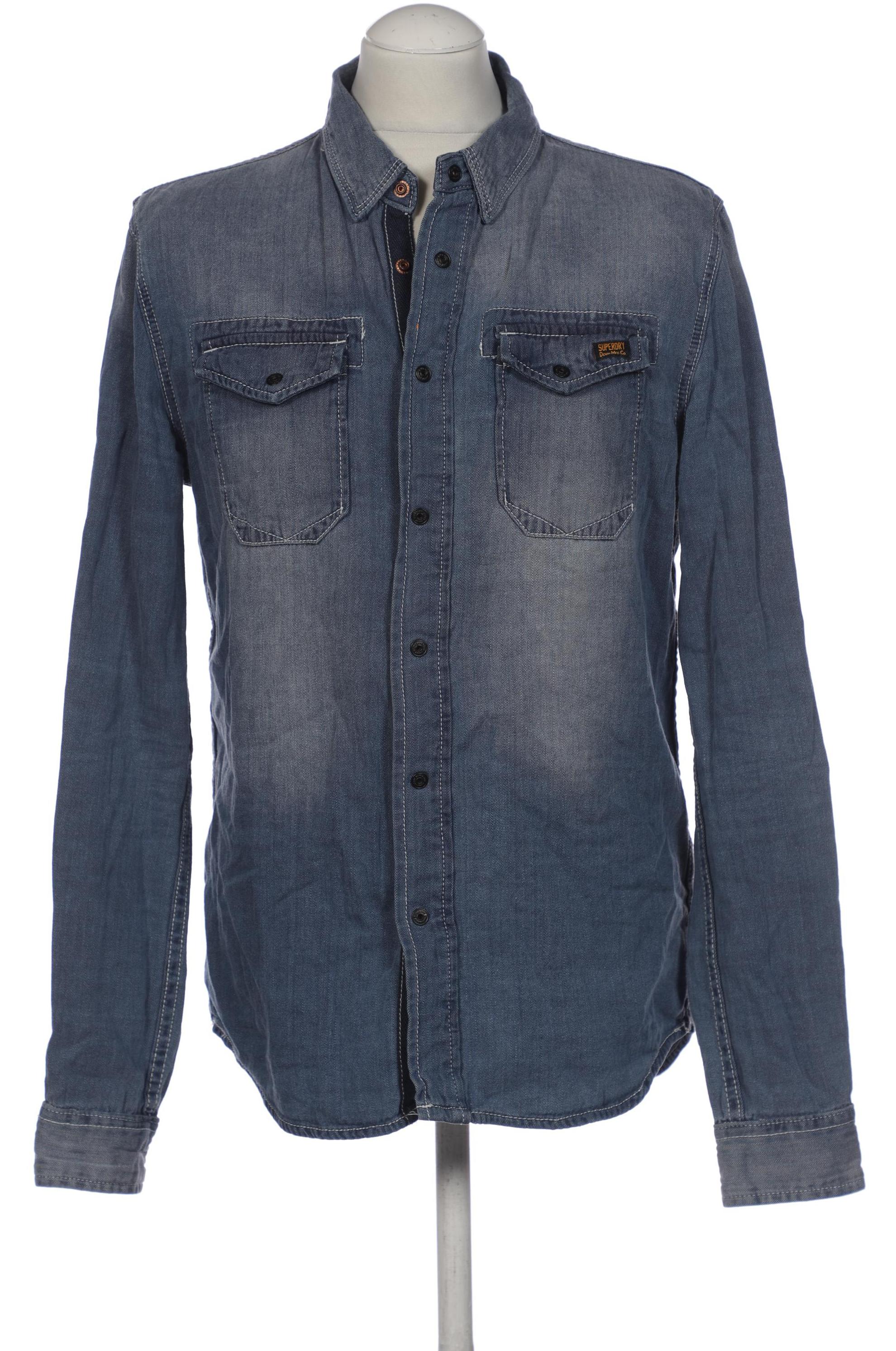 

Superdry Herren Hemd, blau, Gr. 48