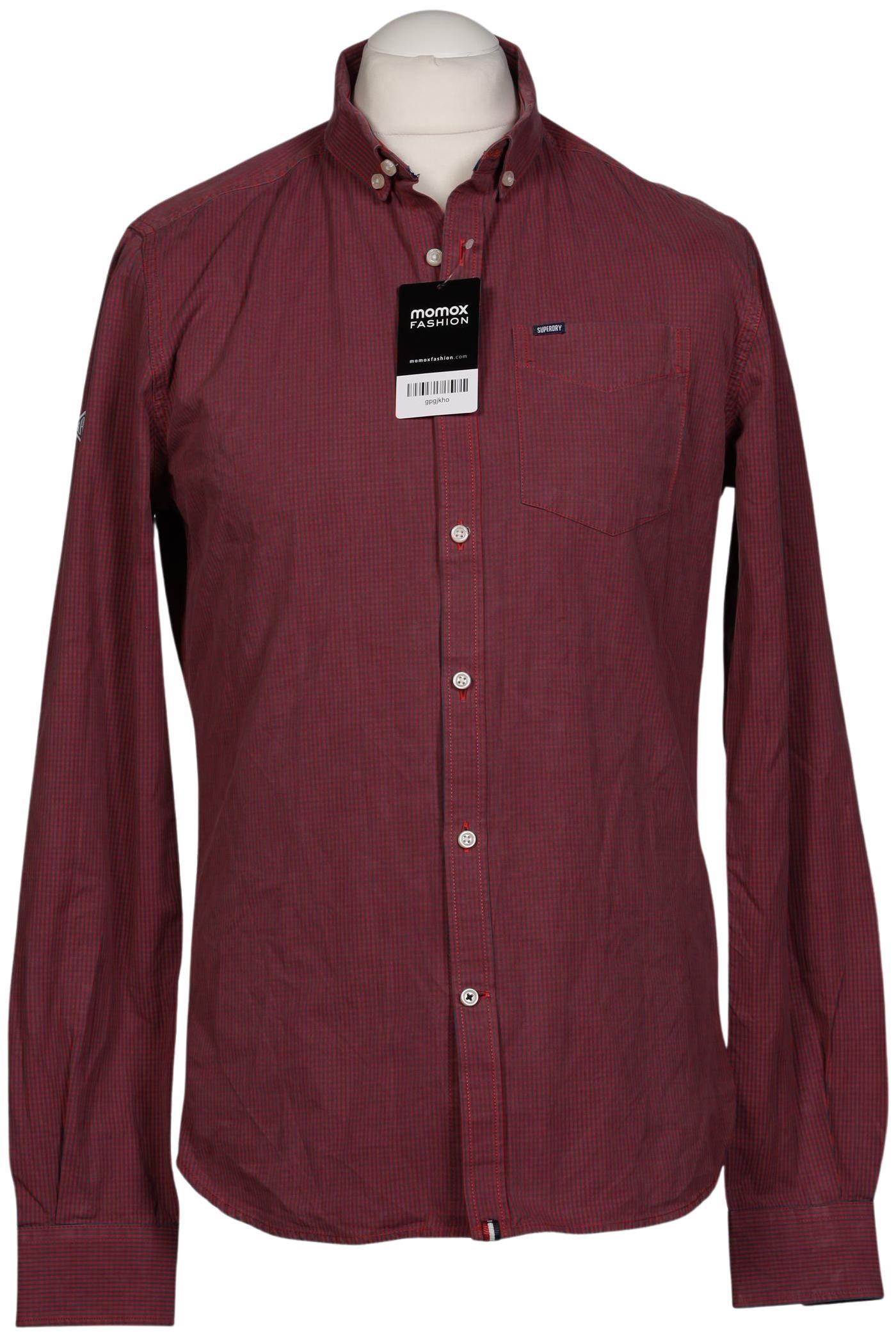Thumbnail - Superdry Herren Hemd, bordeaux, Gr. 48