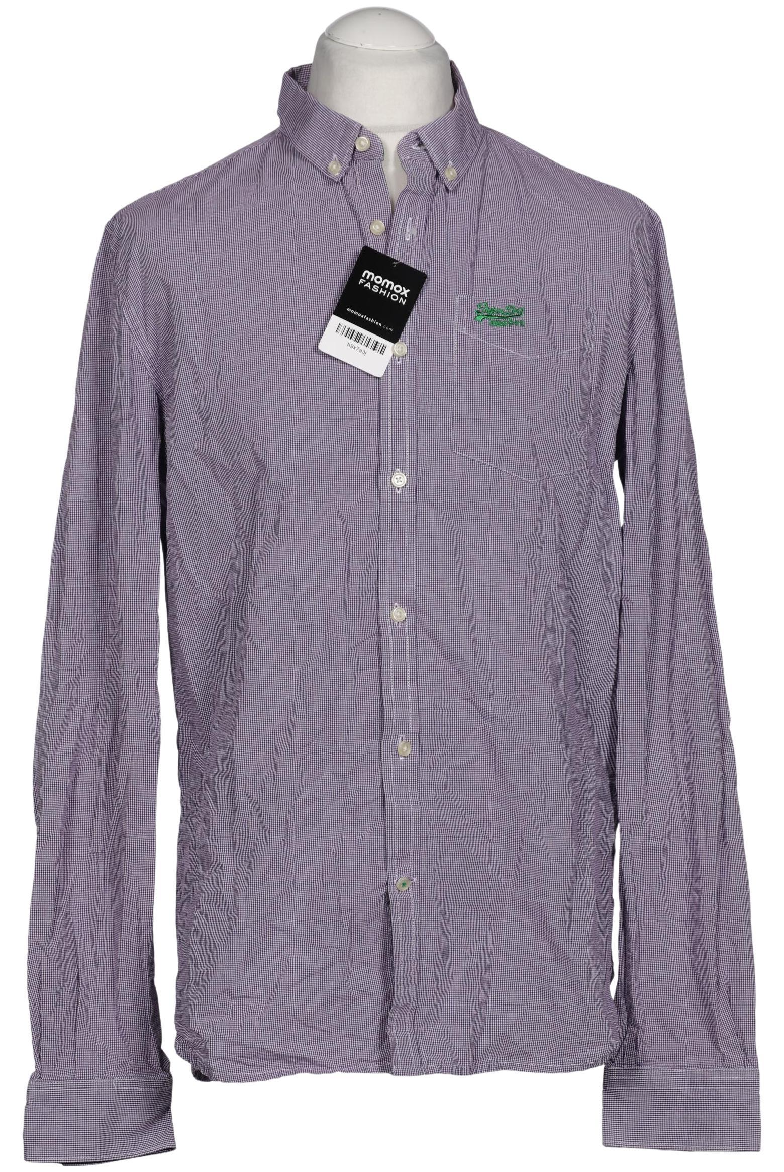 

Superdry Herren Hemd, flieder, Gr. 54