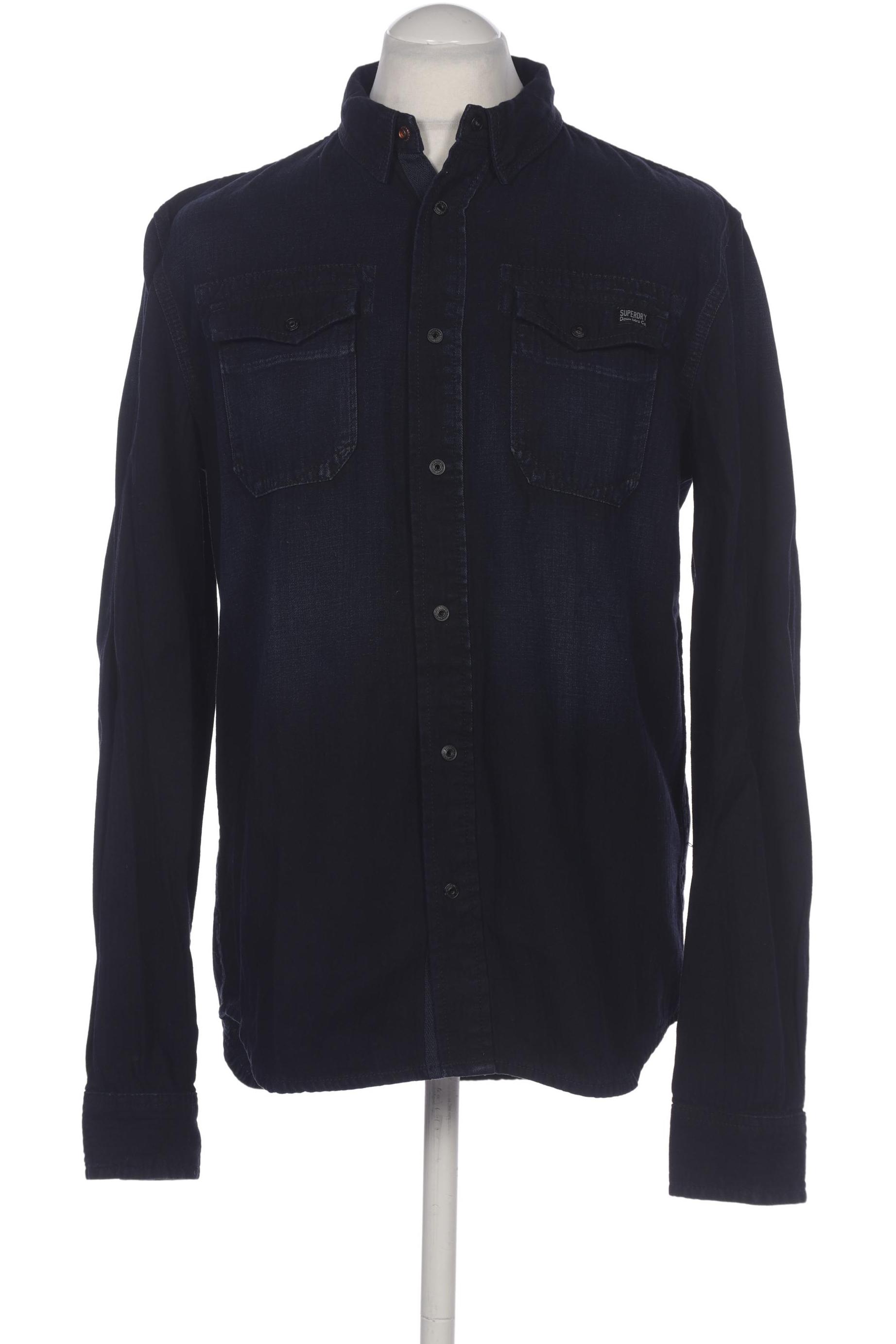 

Superdry Herren Hemd, marineblau, Gr. 52