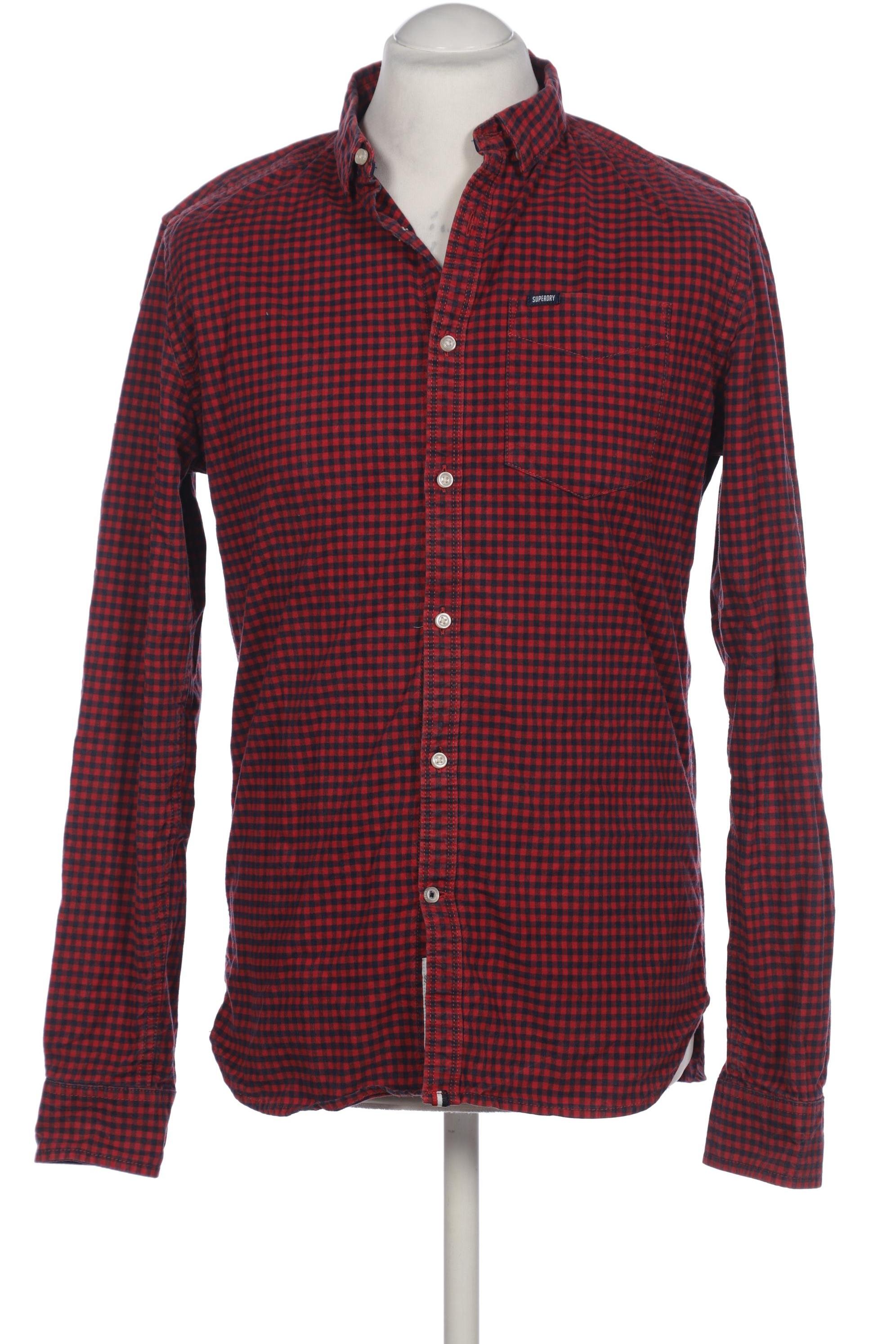 

Superdry Herren Hemd, bordeaux, Gr. 48