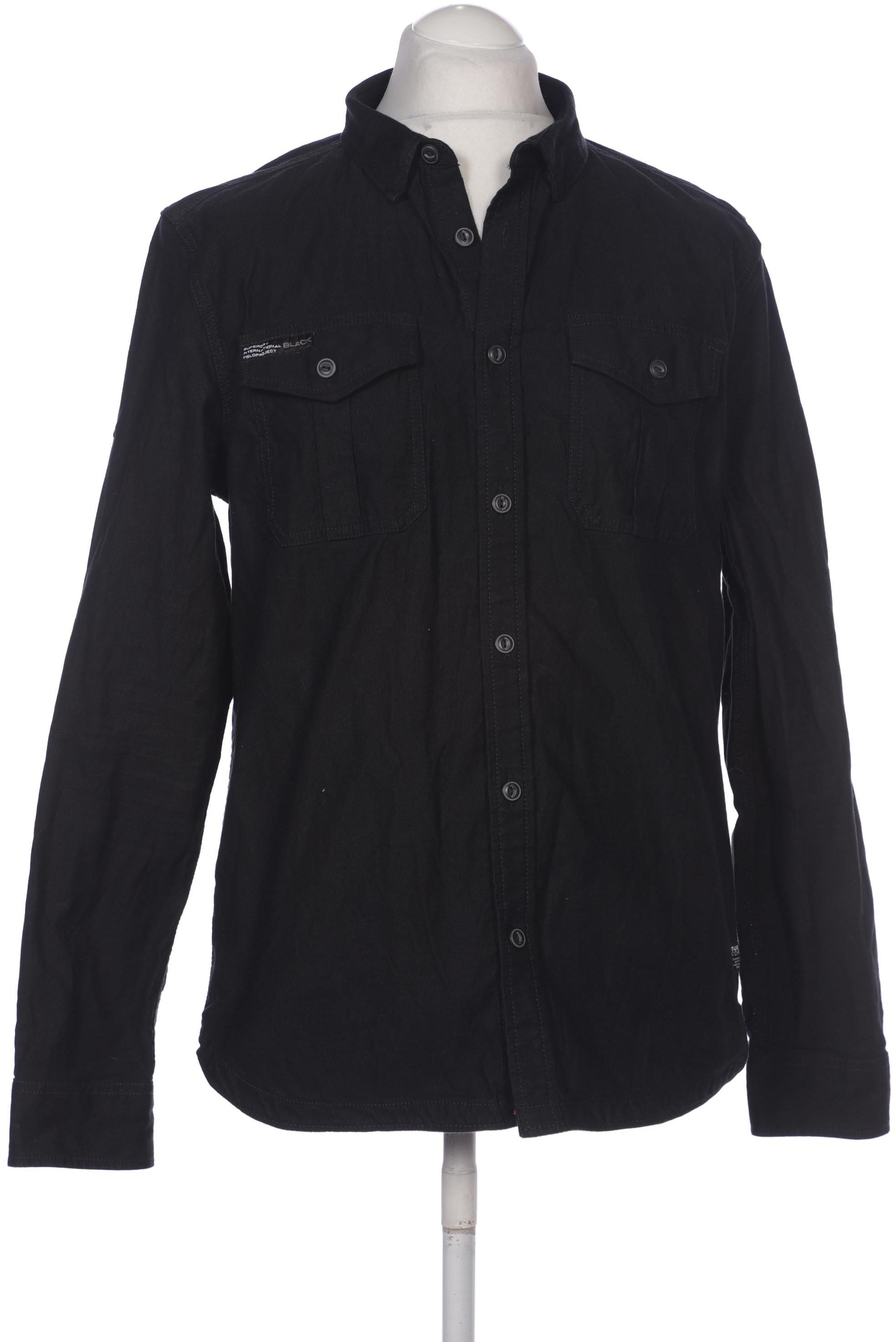 

Superdry Herren Hemd, schwarz, Gr. 54