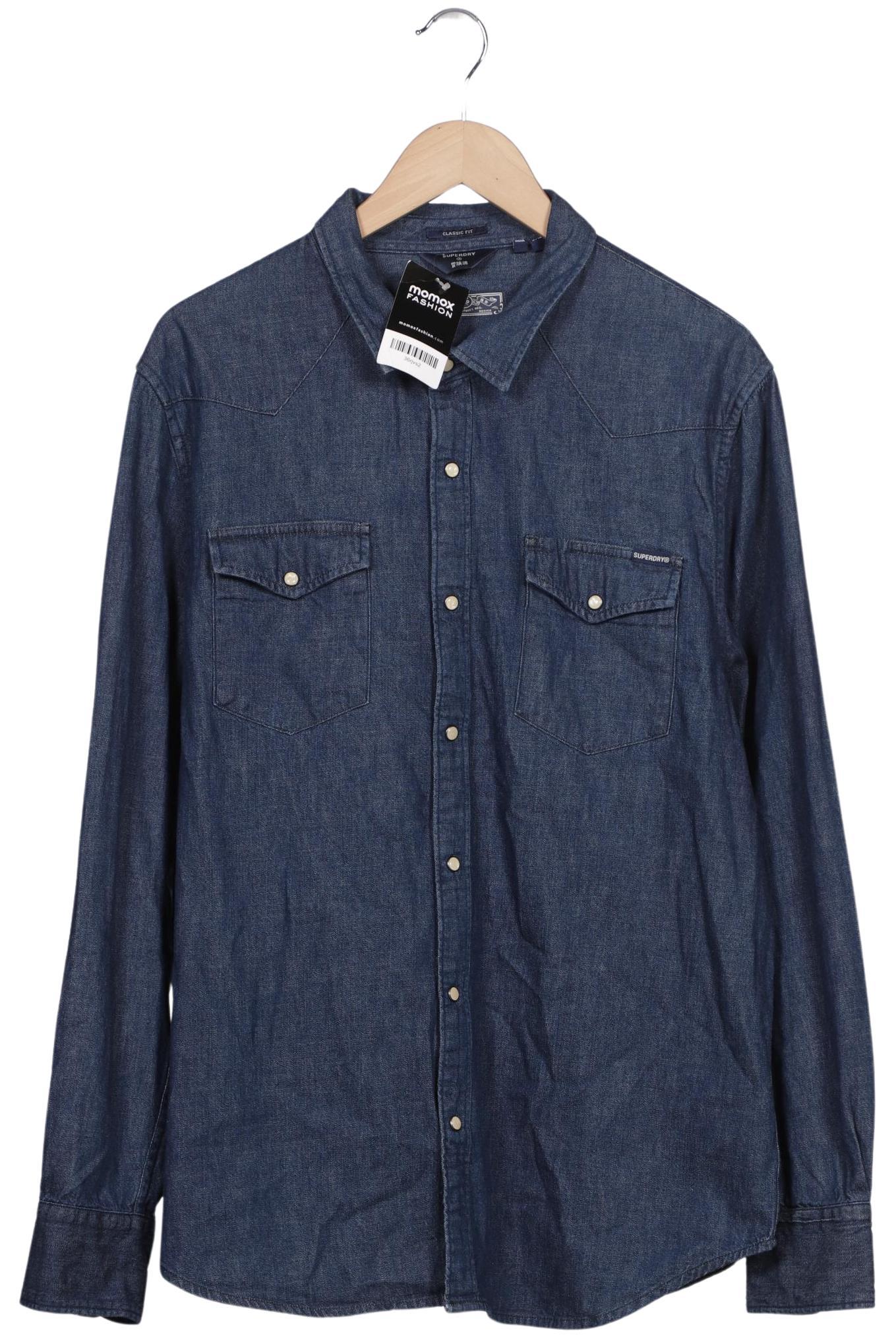 

Superdry Herren Hemd, marineblau, Gr. 58
