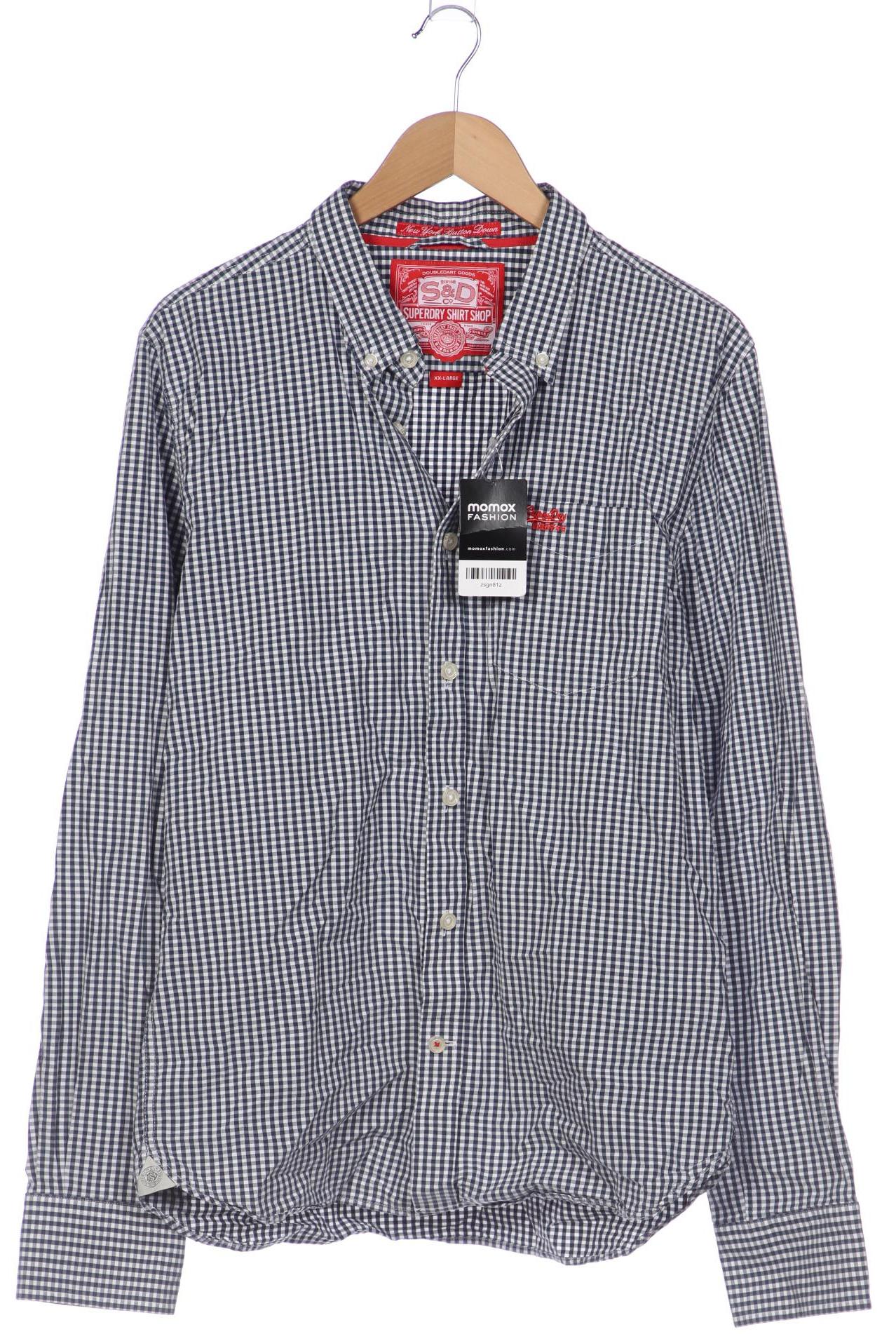 

Superdry Herren Hemd, marineblau, Gr. 56