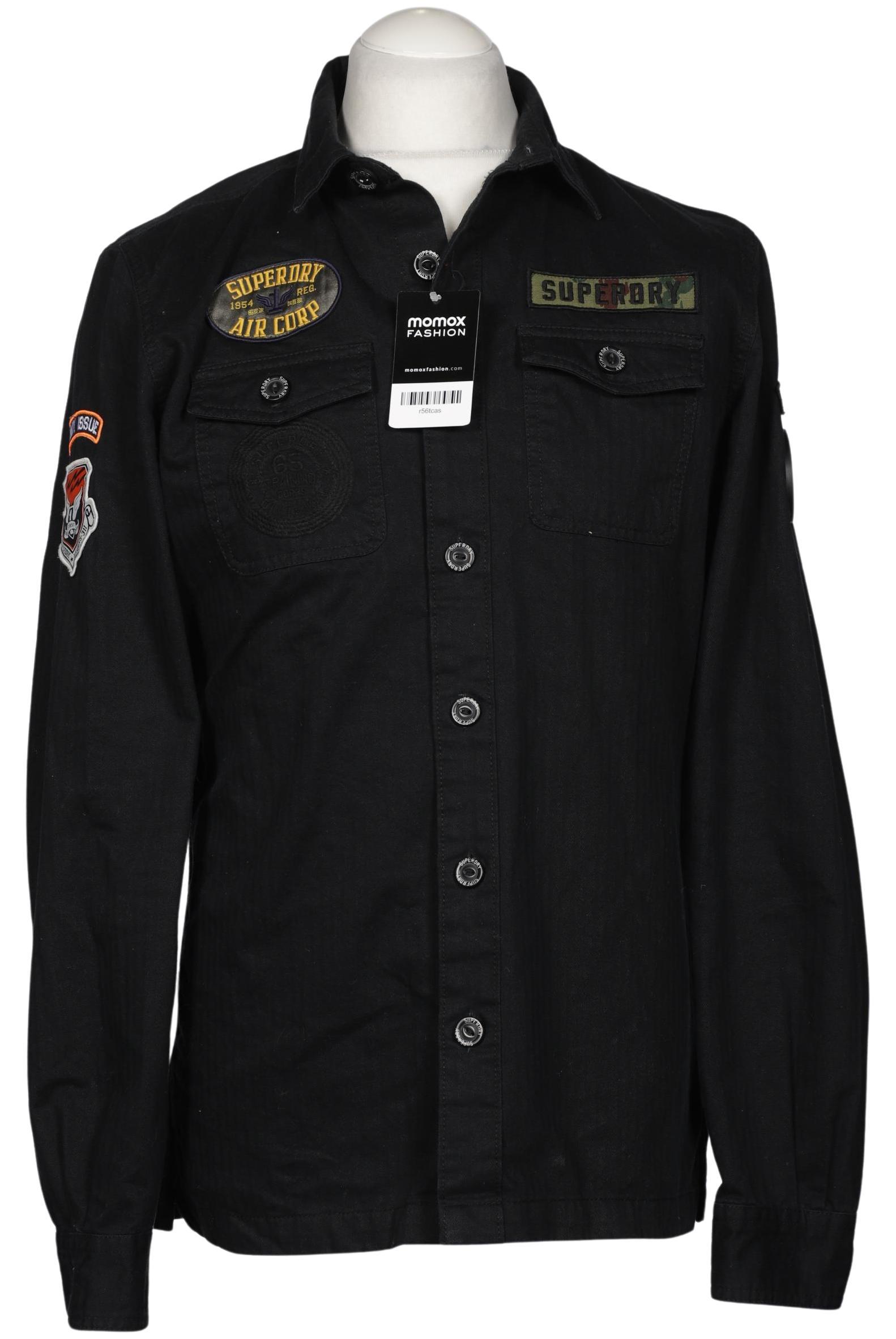Thumbnail - Superdry Herren Hemd, schwarz, Gr. 48