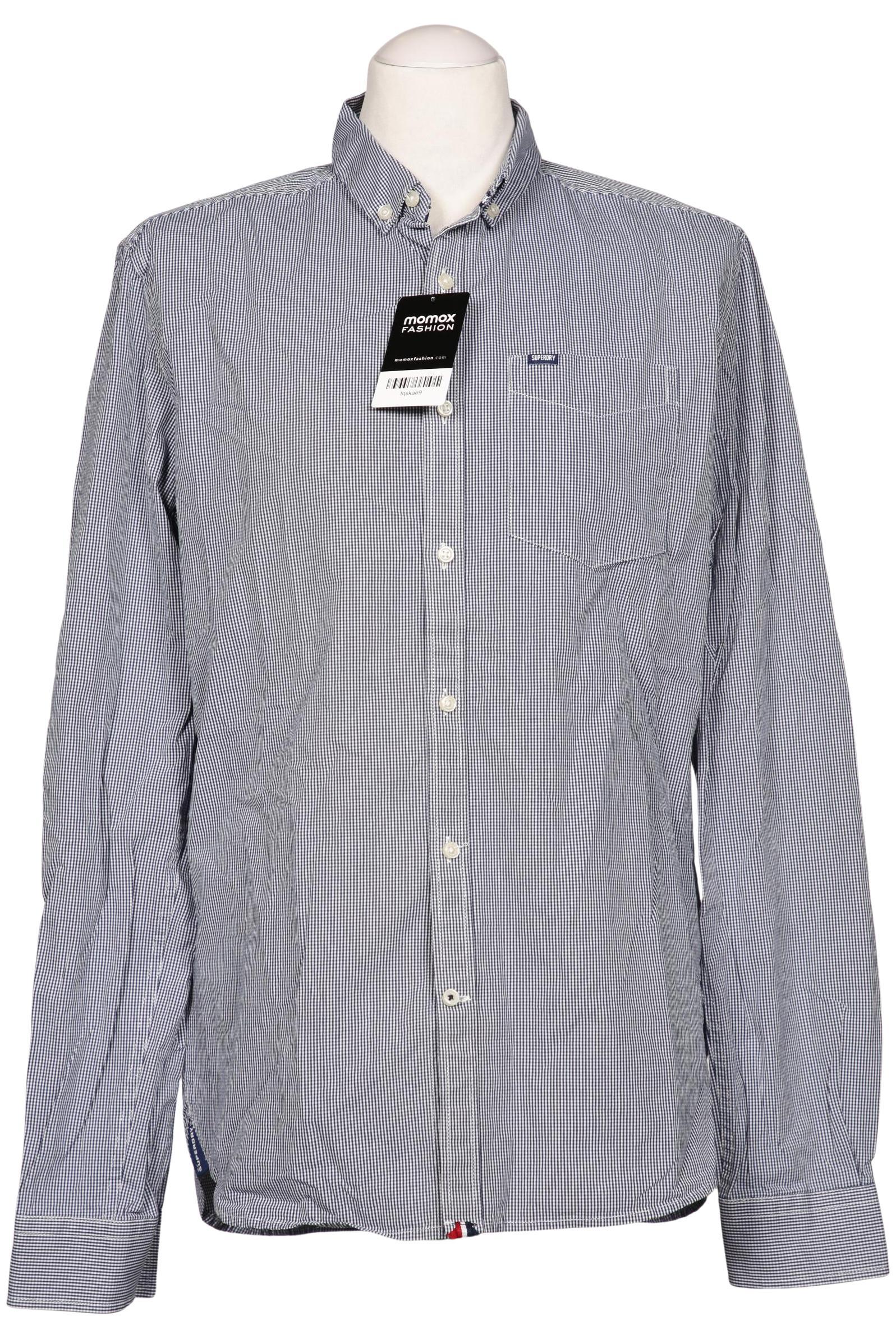

Superdry Herren Hemd, marineblau, Gr. 52