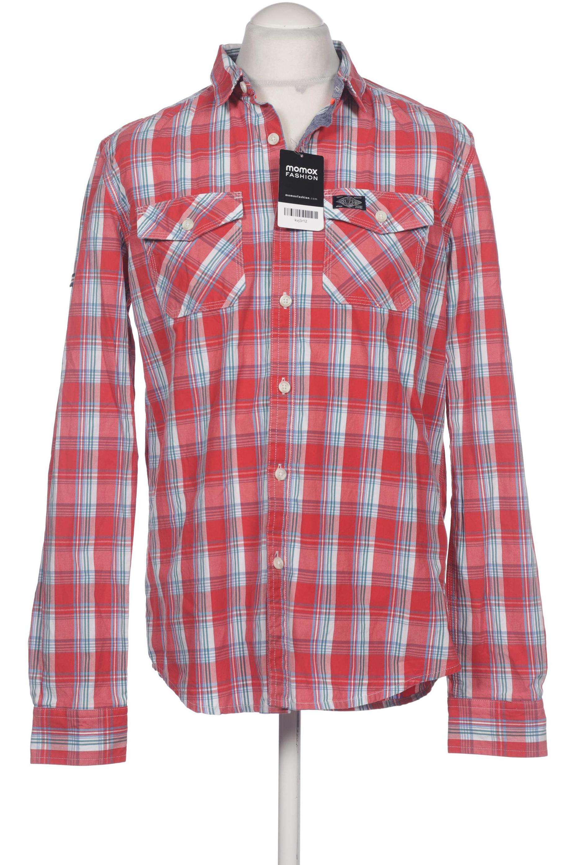 

Superdry Herren Hemd, rot, Gr. 52