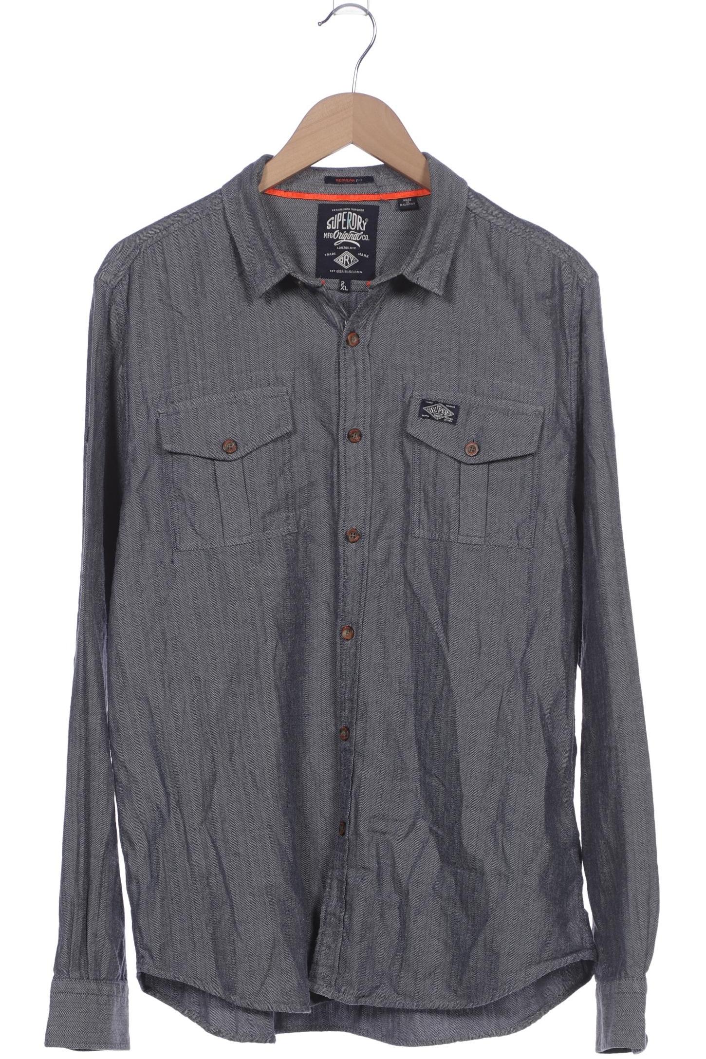 

Superdry Herren Hemd, marineblau, Gr. 56