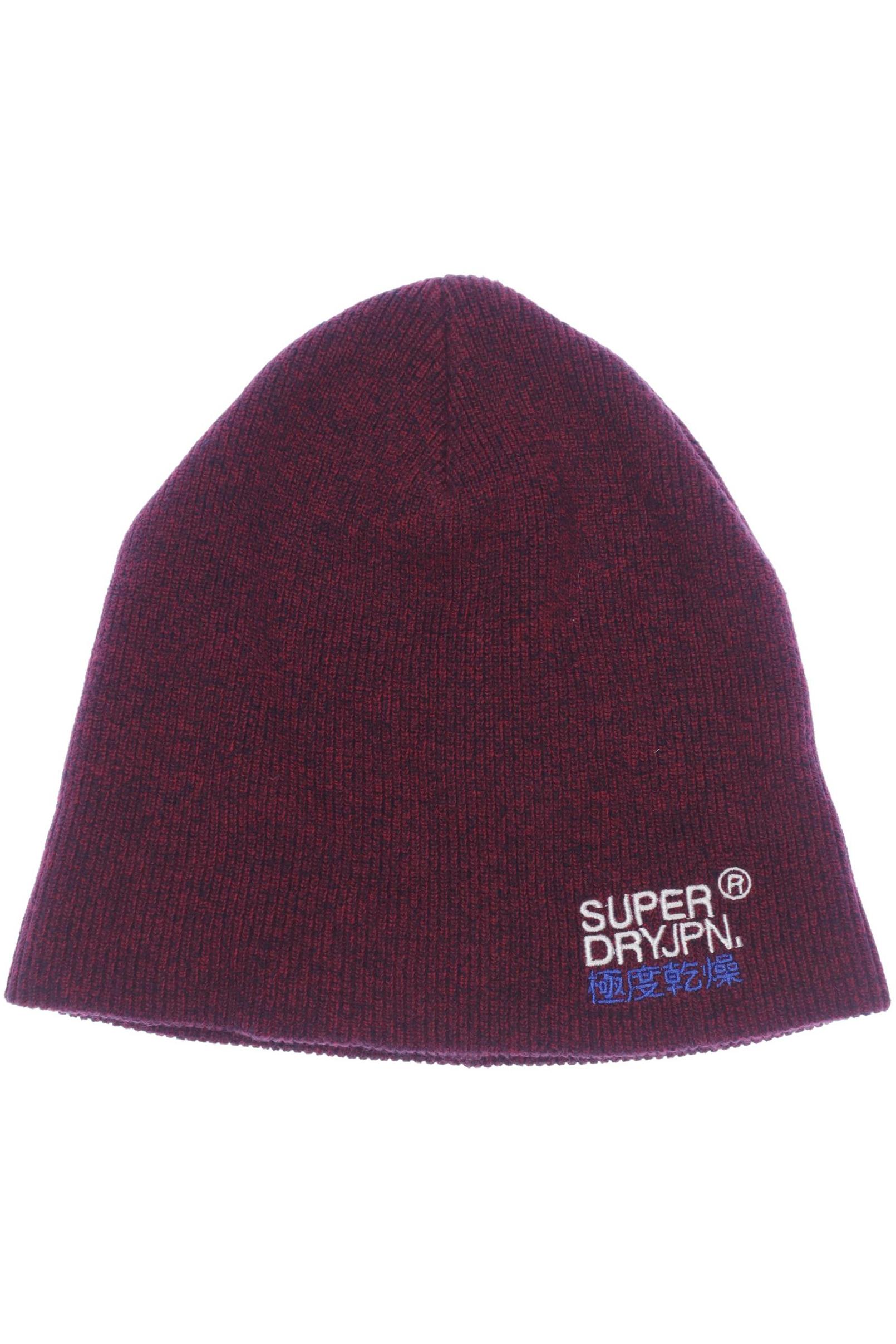 

Superdry Herren Hut/Mütze, bordeaux, Gr. uni