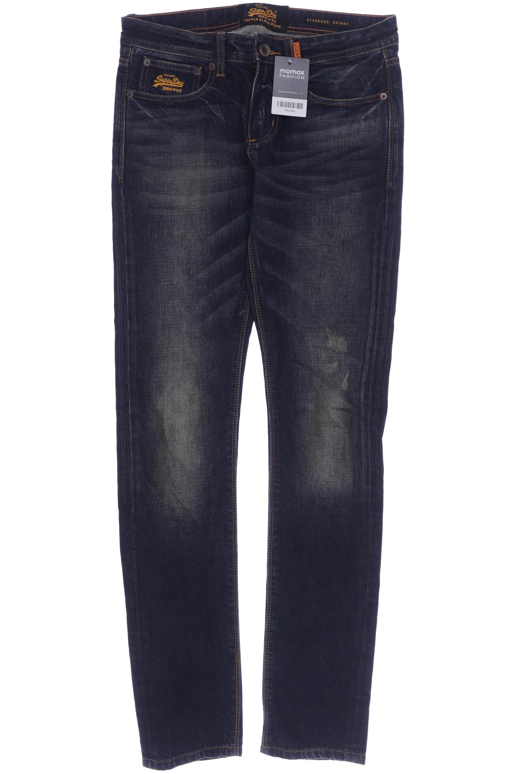 

Superdry Herren Jeans, marineblau