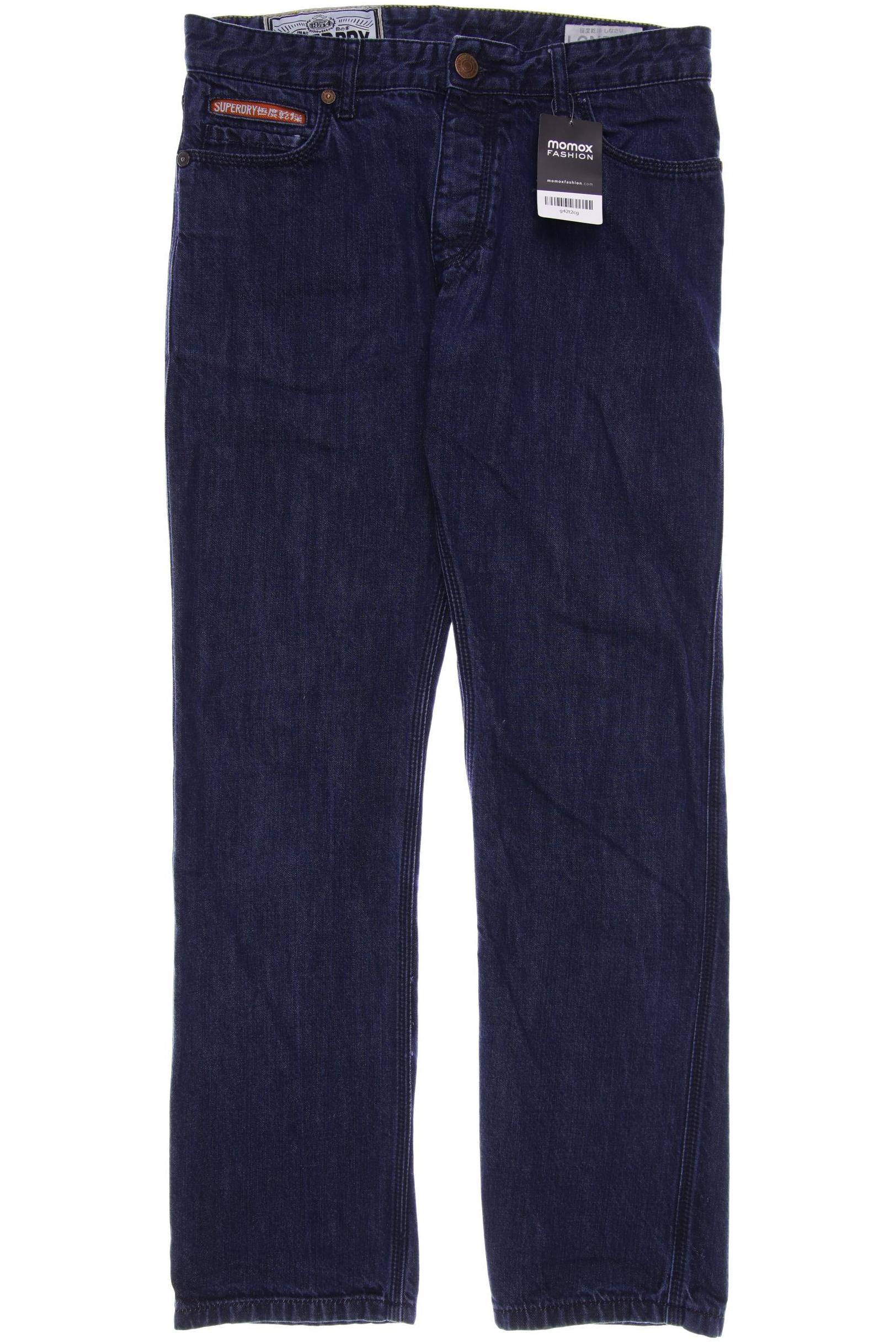 

Superdry Herren Jeans, marineblau