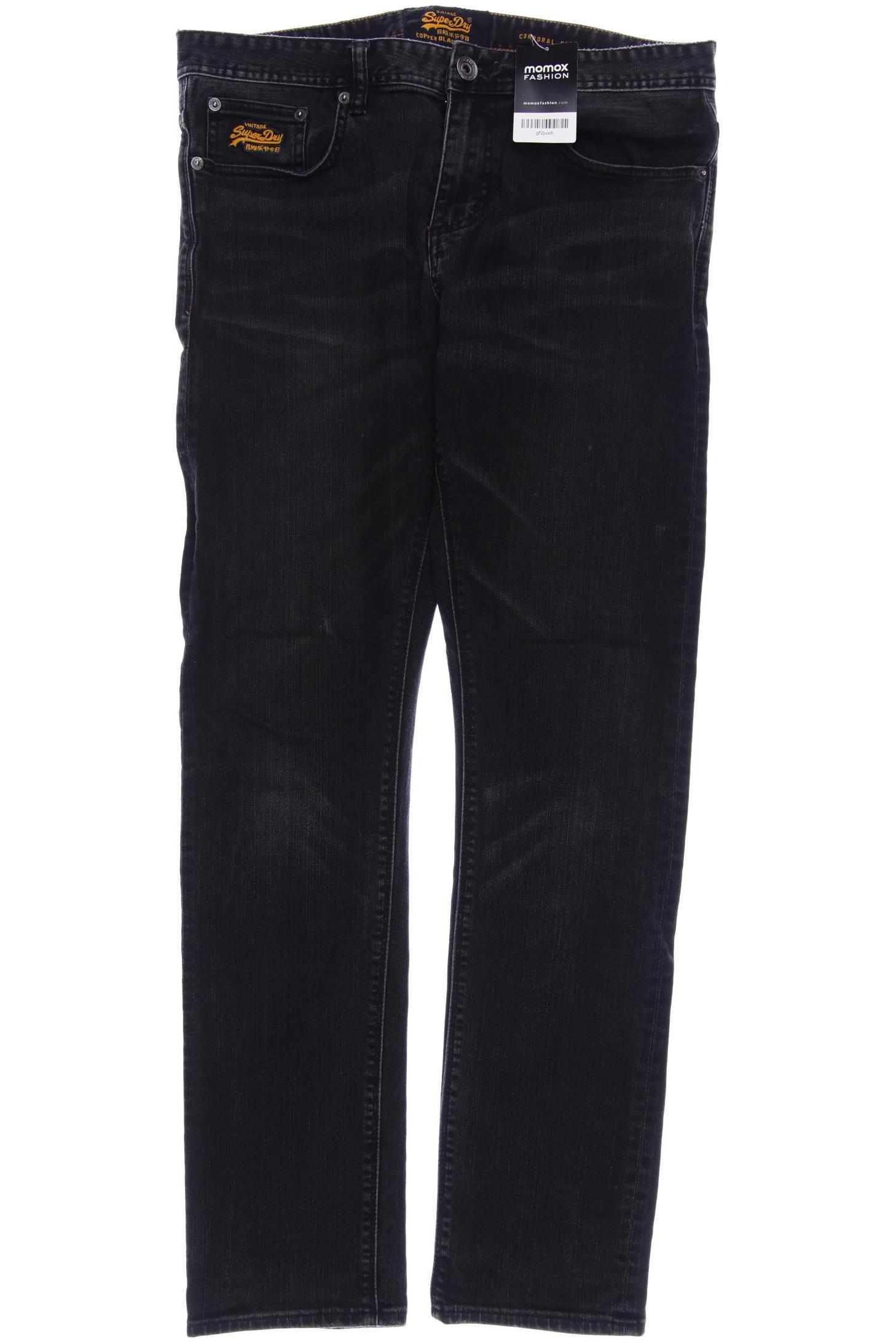 

Superdry Herren Jeans, schwarz
