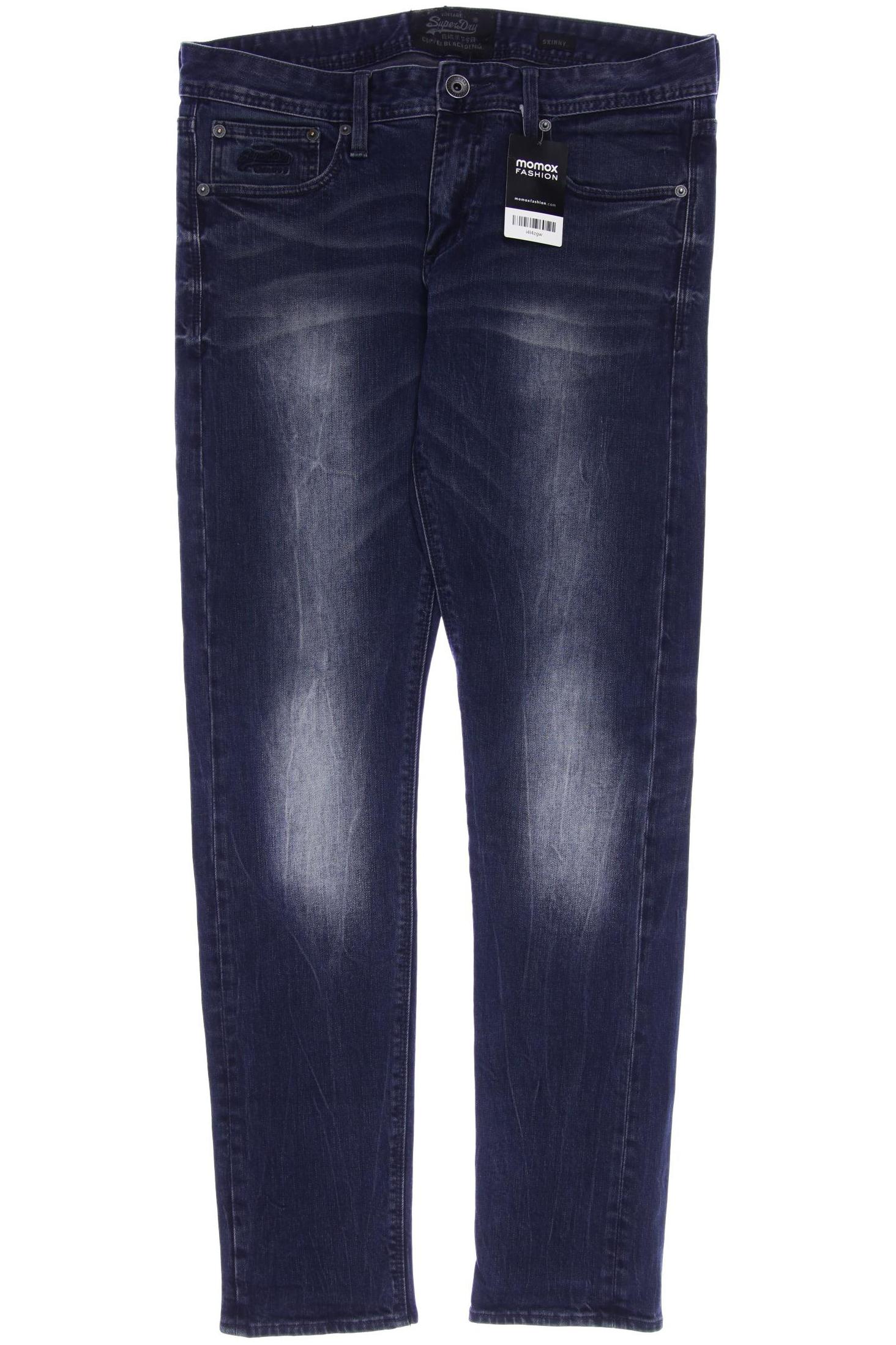 

Superdry Herren Jeans, marineblau