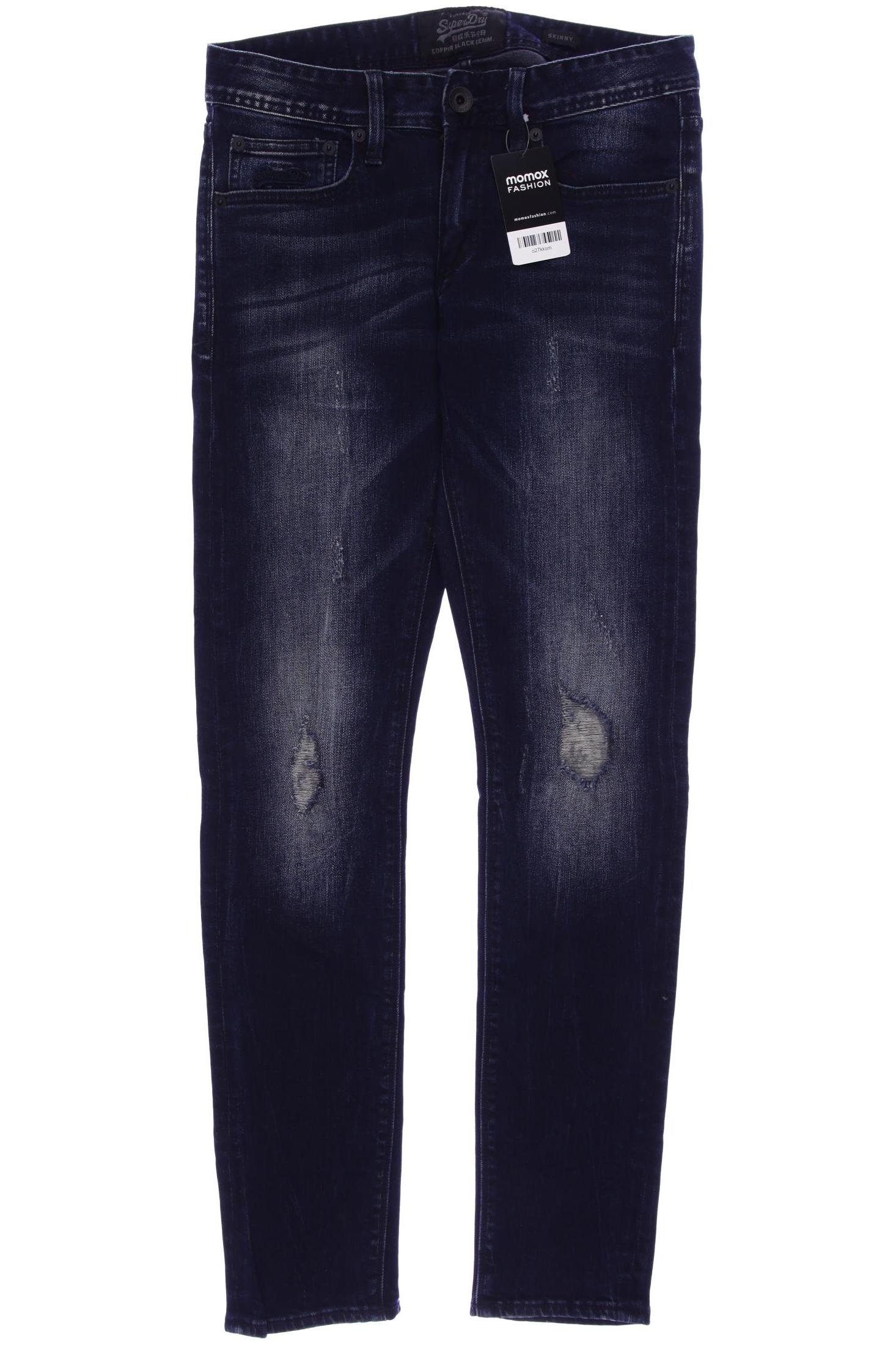 

Superdry Herren Jeans, marineblau