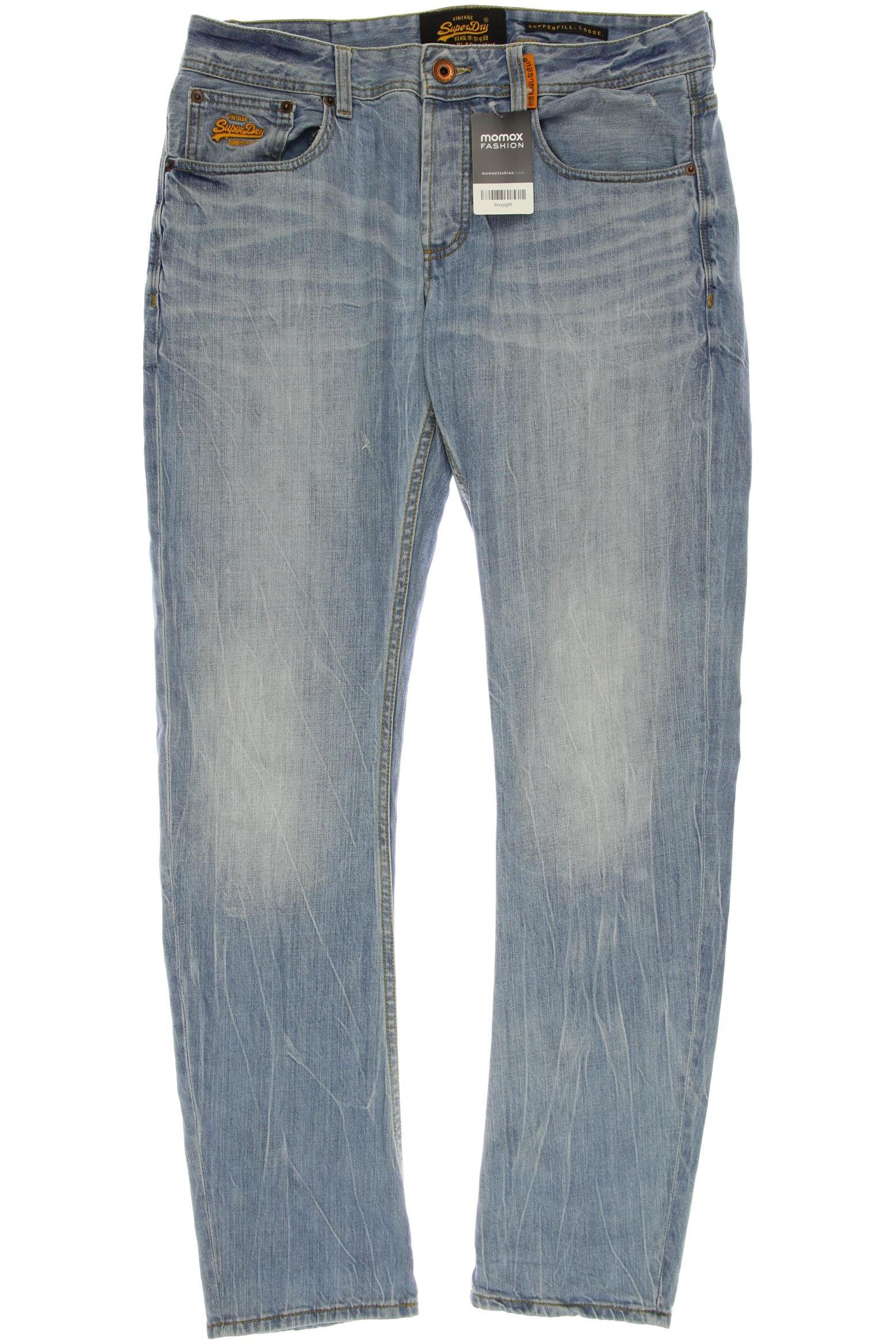 

Superdry Herren Jeans, blau