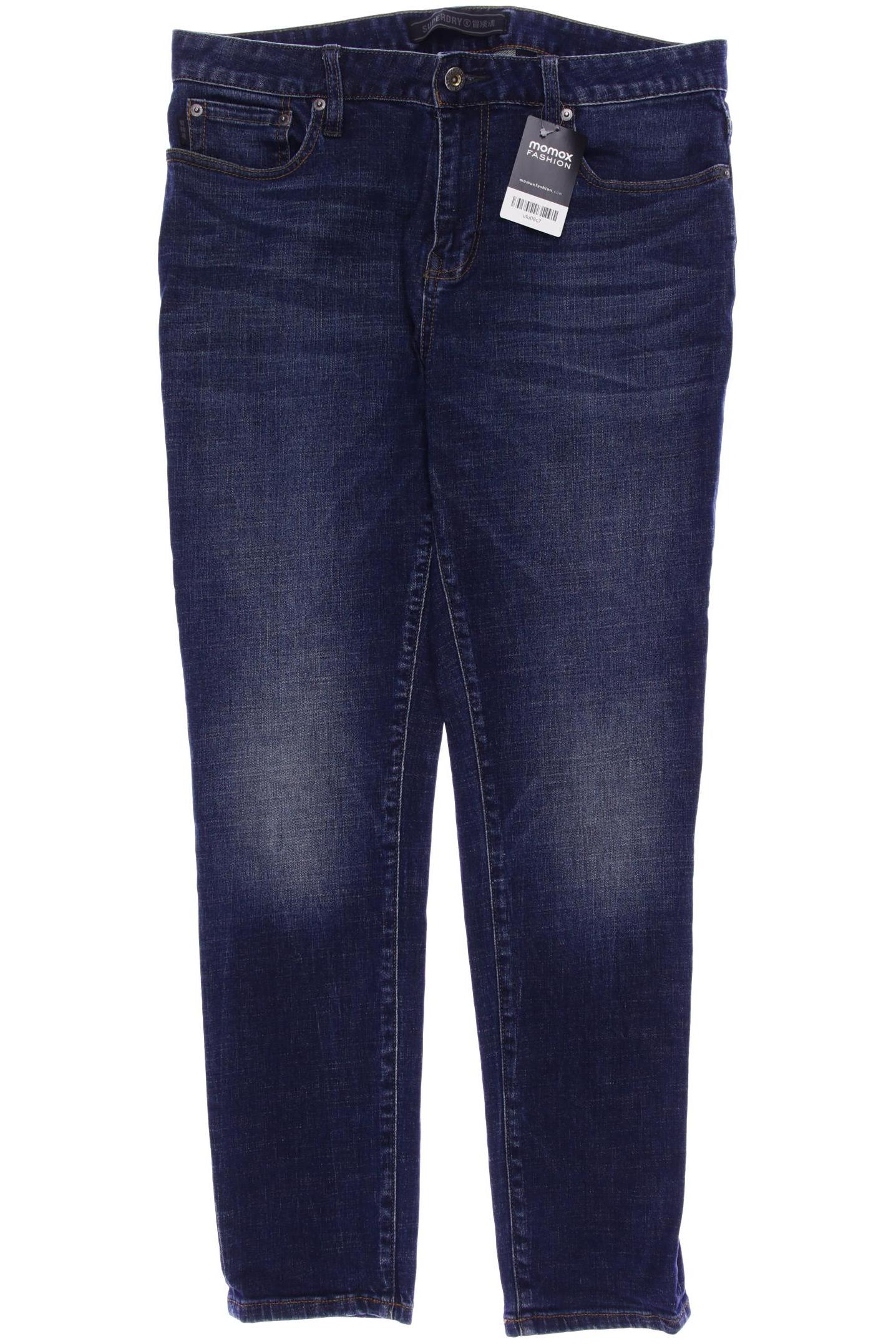 

Superdry Herren Jeans, marineblau