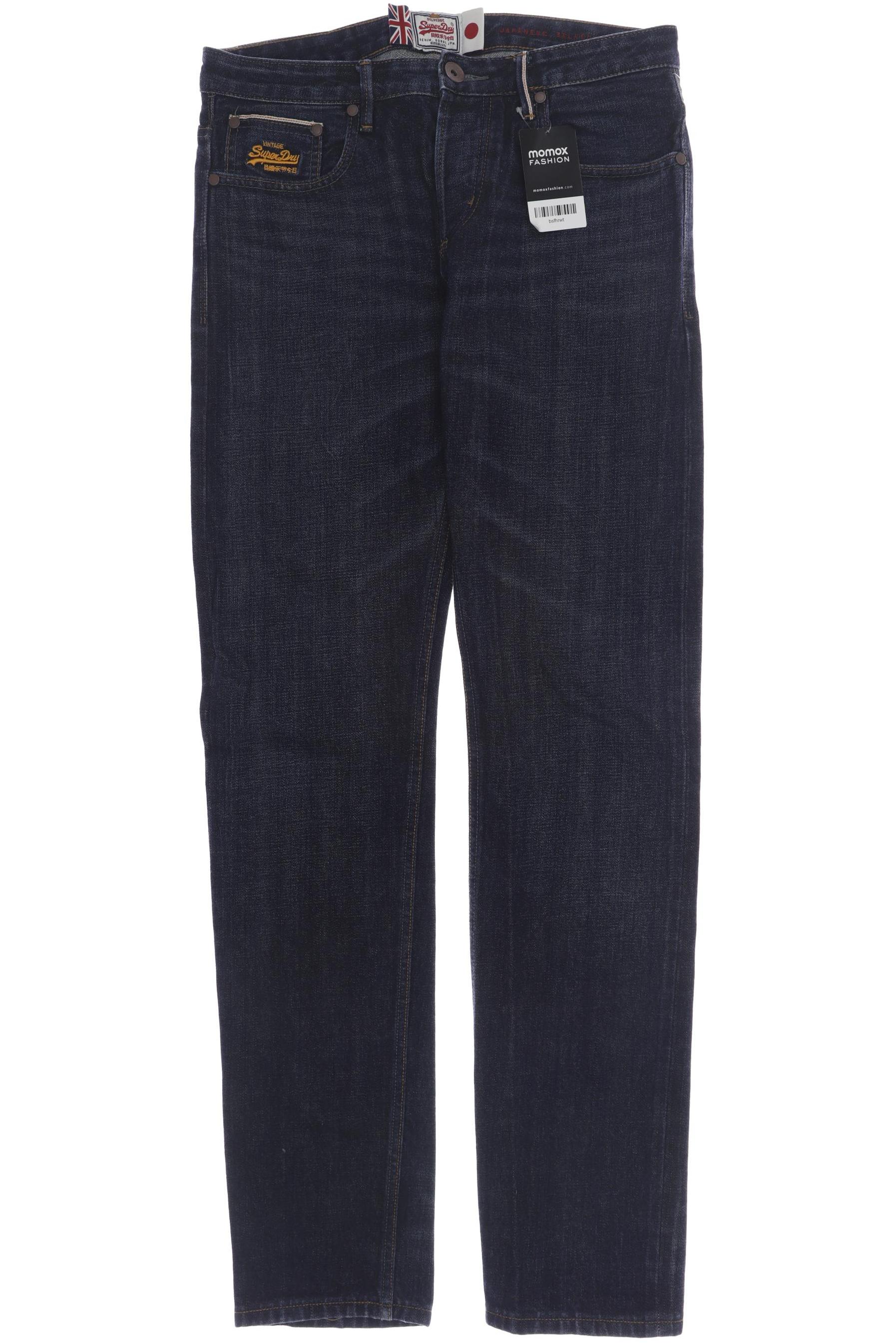 

Superdry Herren Jeans, marineblau