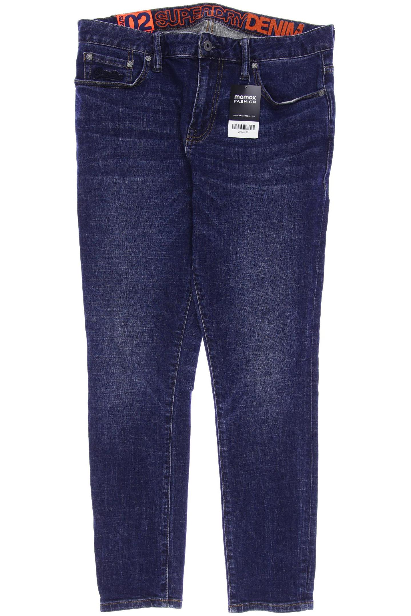 

Superdry Herren Jeans, marineblau