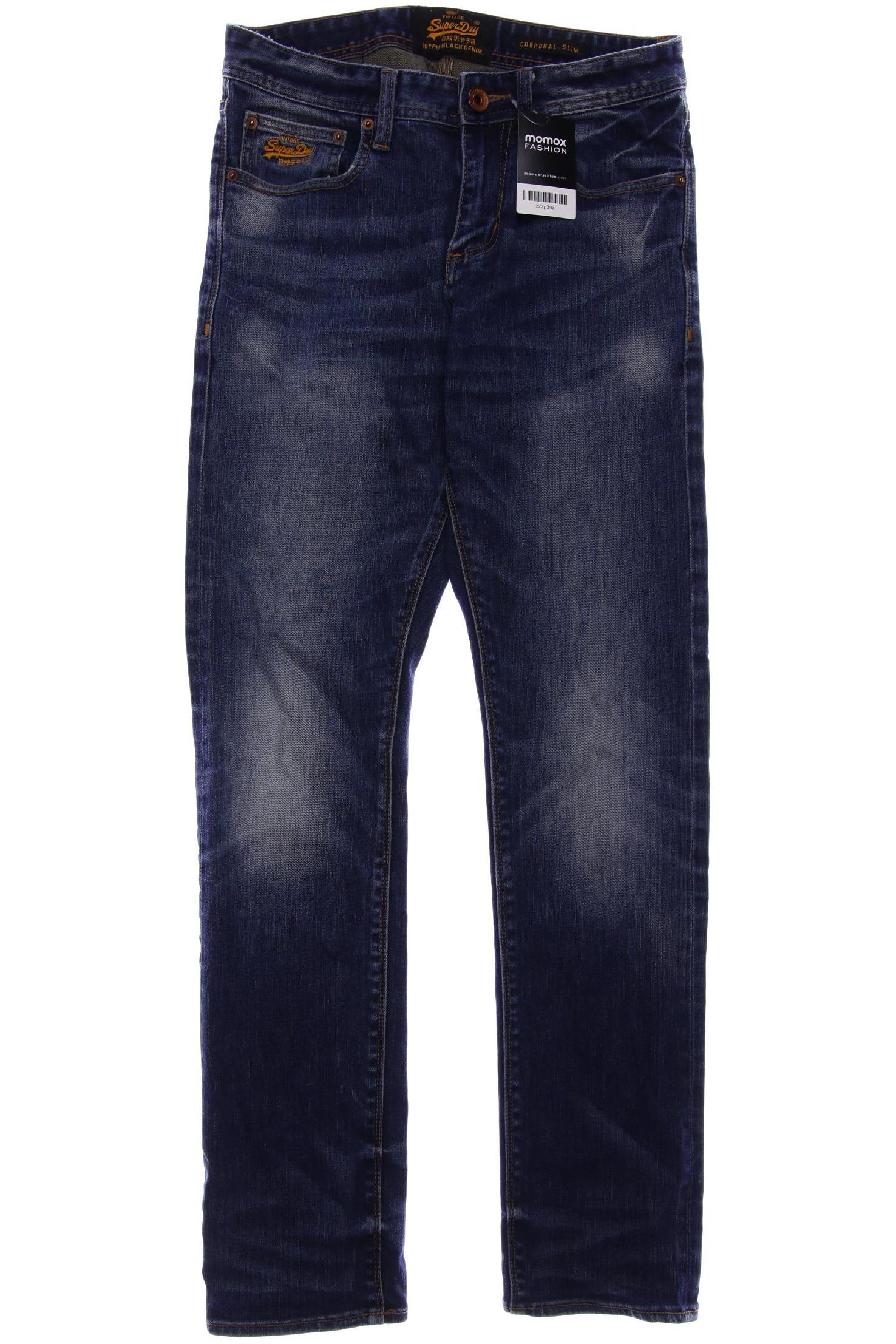 

Superdry Herren Jeans, marineblau