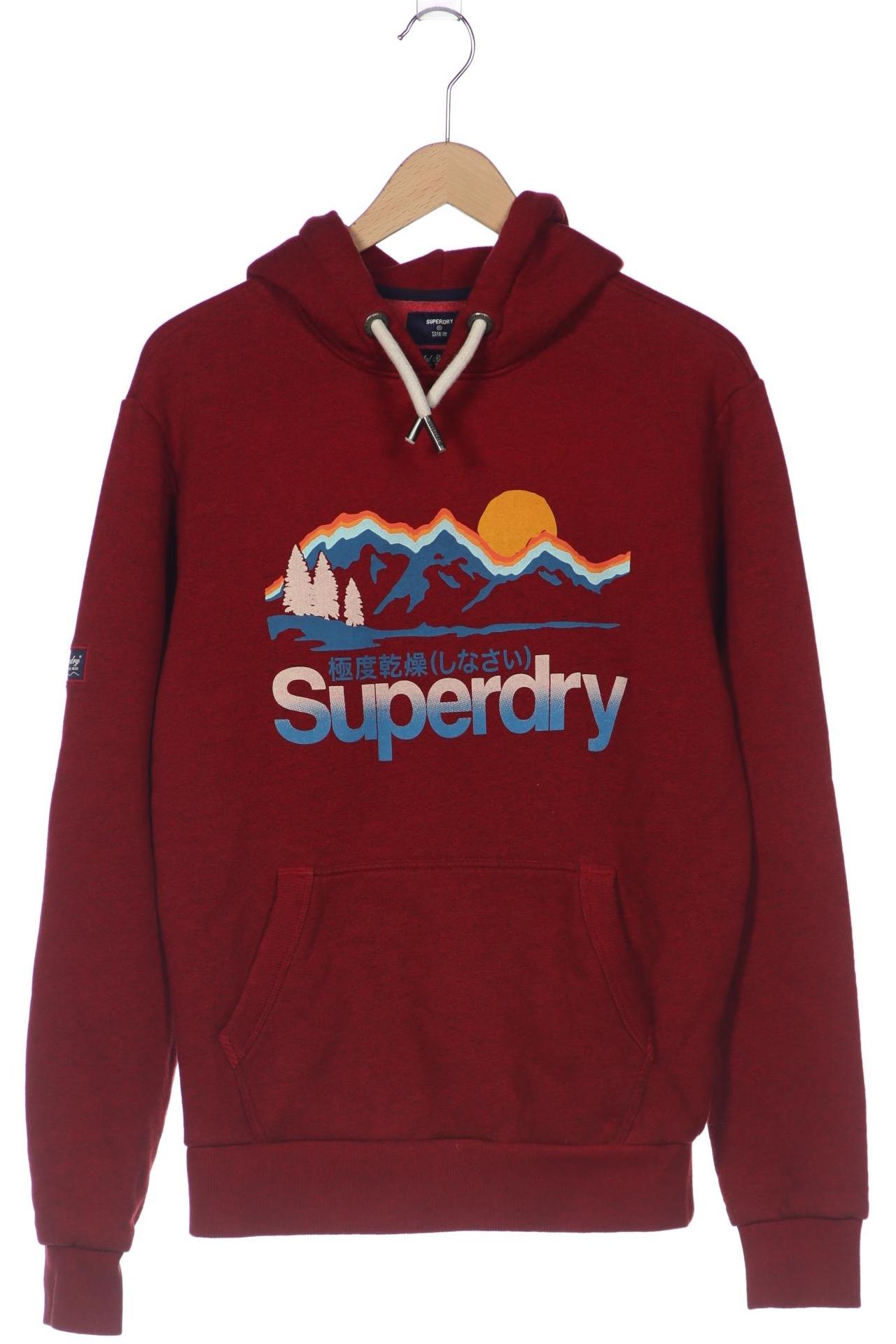 

Superdry Herren Kapuzenpullover, bordeaux, Gr. 46