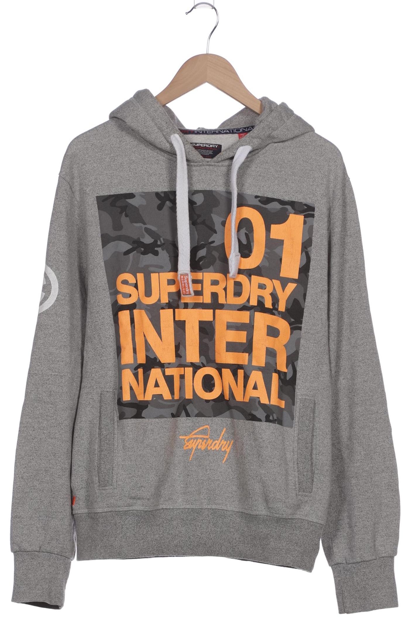 

Superdry Herren Kapuzenpullover, grau, Gr. 52