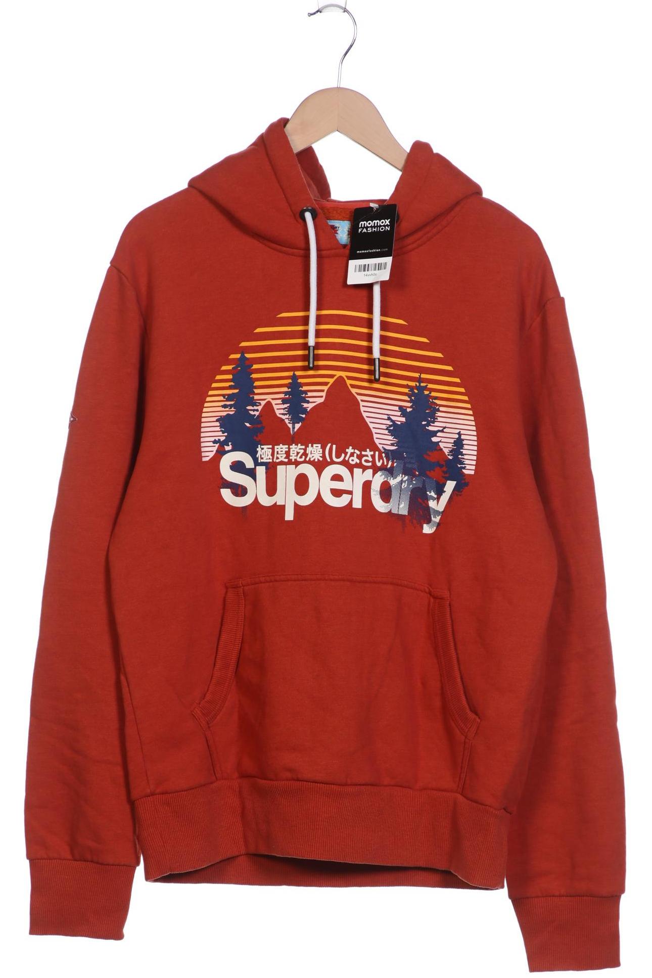 

Superdry Herren Kapuzenpullover, orange, Gr. 54