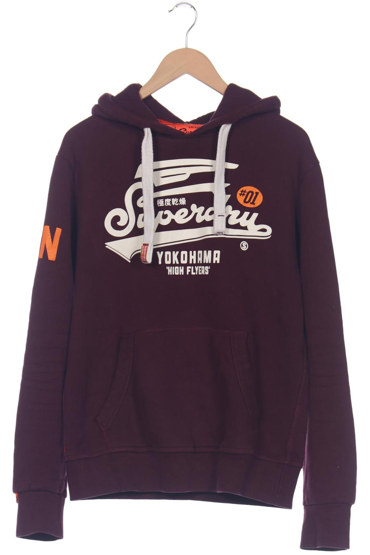 

Superdry Herren Kapuzenpullover, bordeaux, Gr. 52
