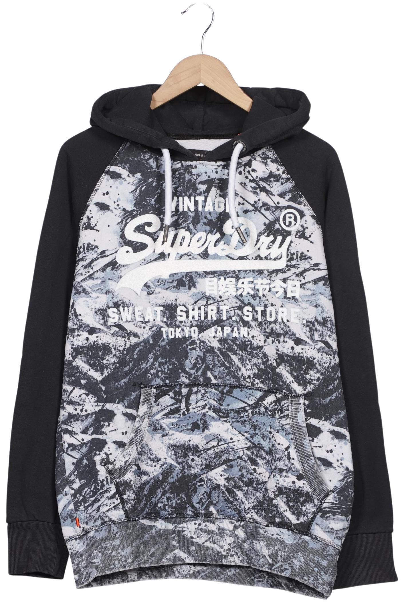 

Superdry Herren Kapuzenpullover, grau, Gr. 54
