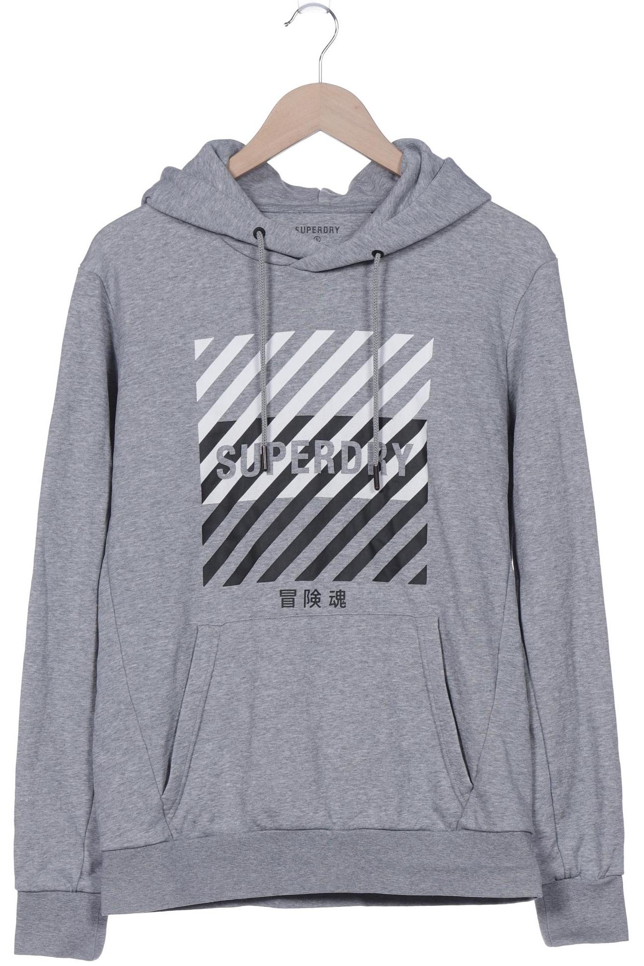 

Superdry Herren Kapuzenpullover, grau, Gr. 52