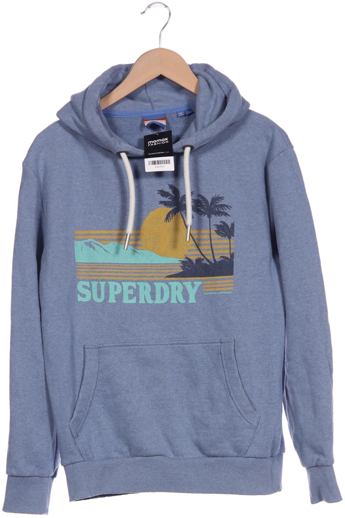 

Superdry Herren Kapuzenpullover, hellblau, Gr. 52