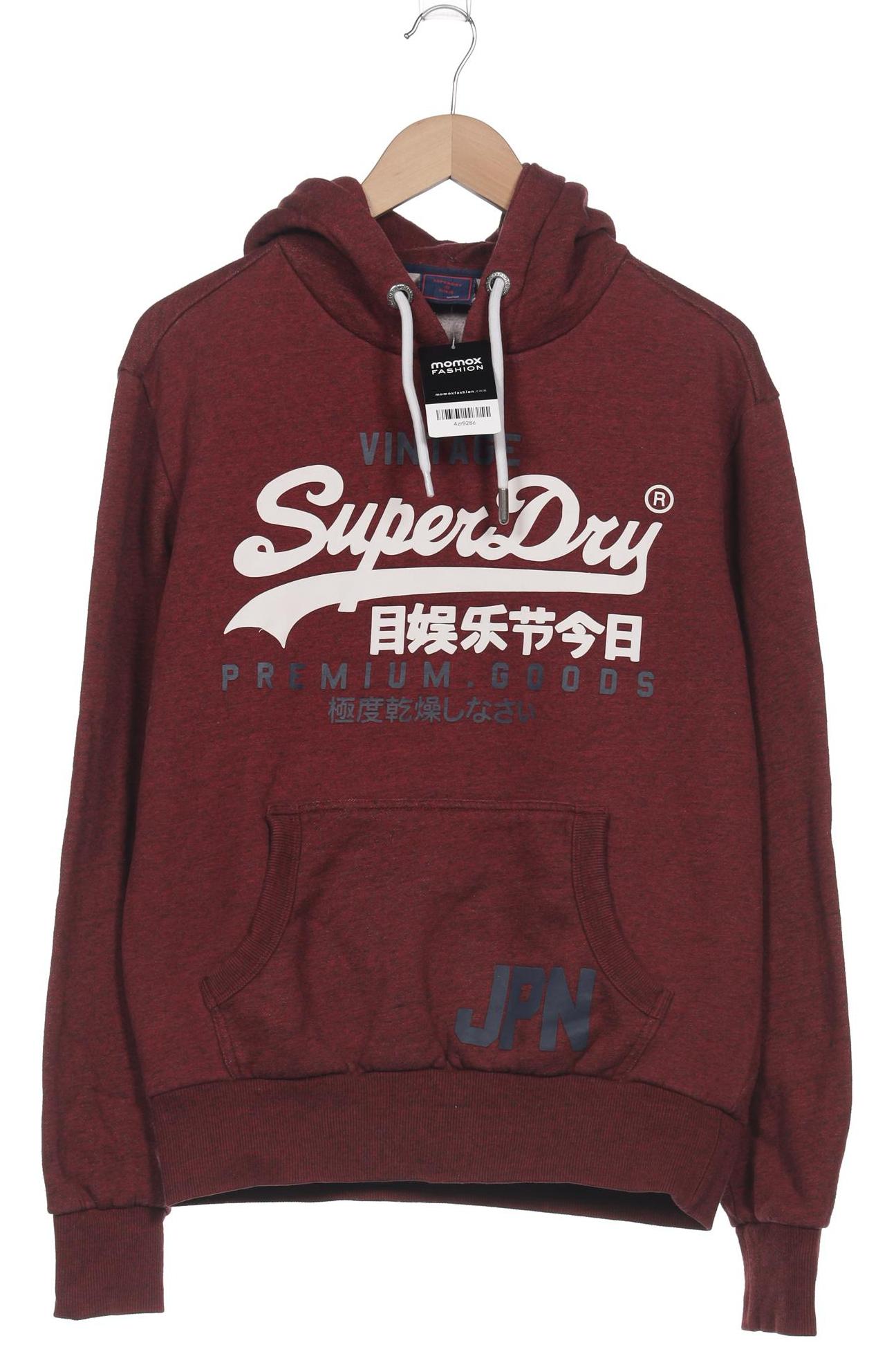 

Superdry Herren Kapuzenpullover, bordeaux, Gr. 48