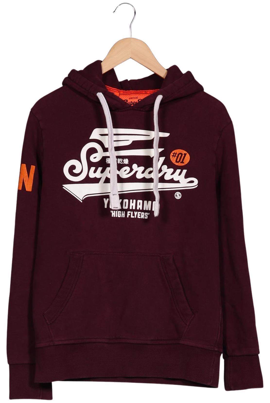 

Superdry Herren Kapuzenpullover, bordeaux, Gr. 48