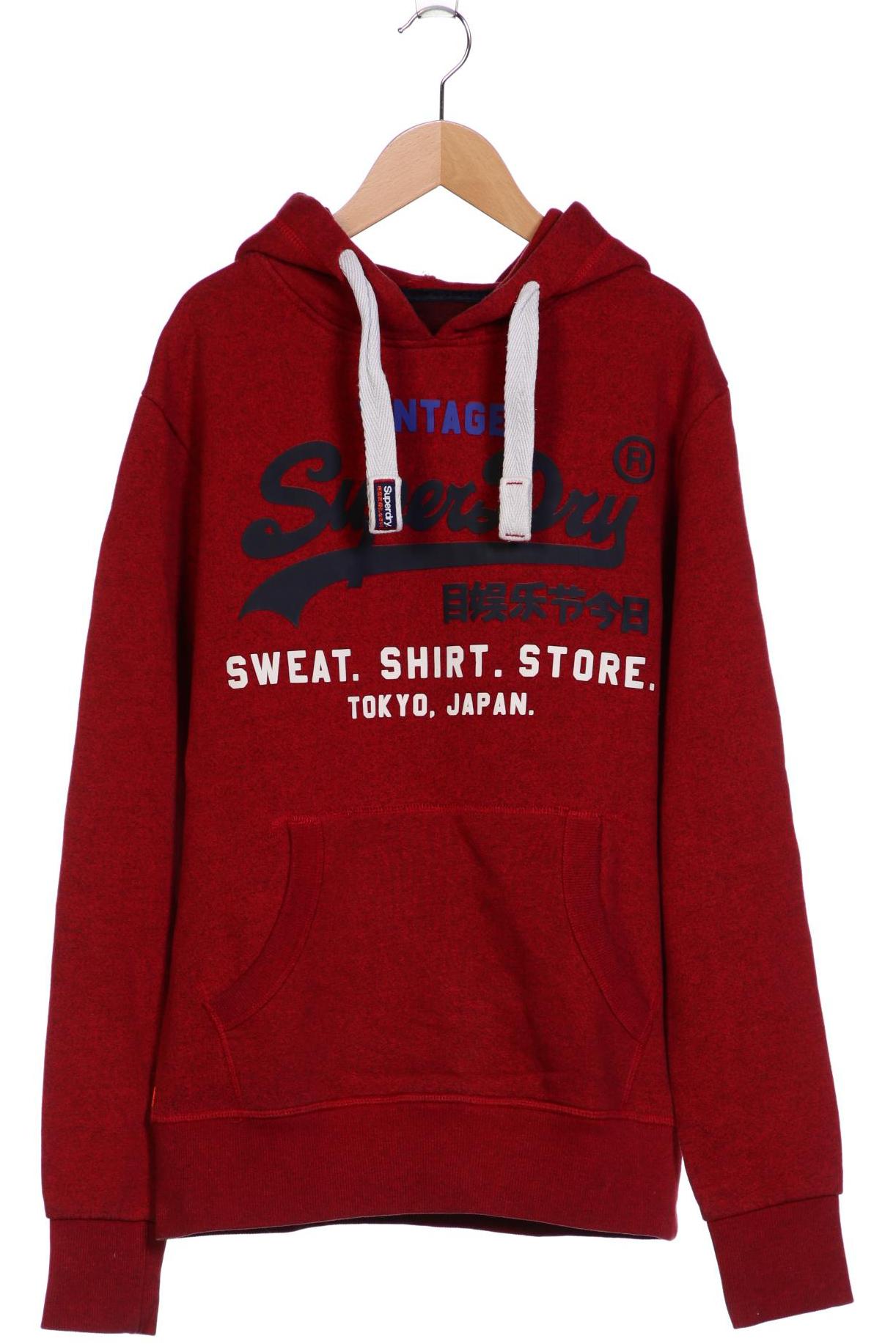 

Superdry Herren Kapuzenpullover, bordeaux, Gr. 48