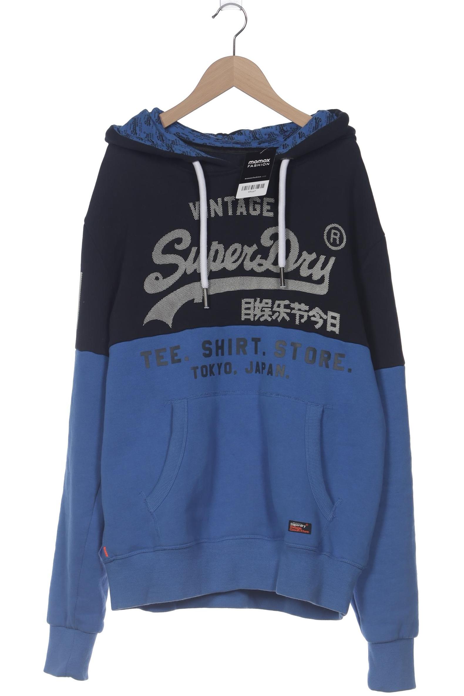

Superdry Herren Kapuzenpullover, blau, Gr. 52