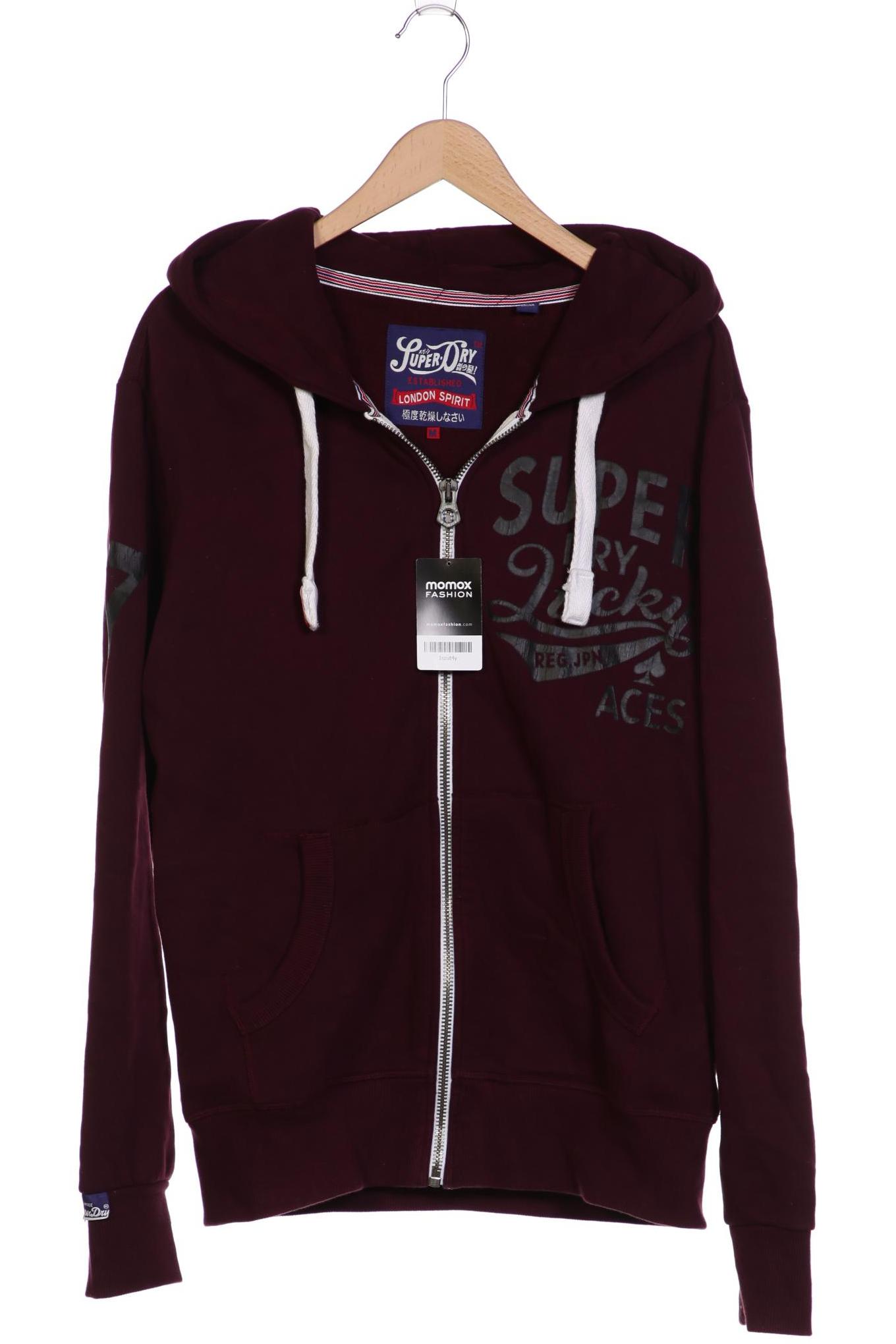 

Superdry Herren Kapuzenpullover, bordeaux