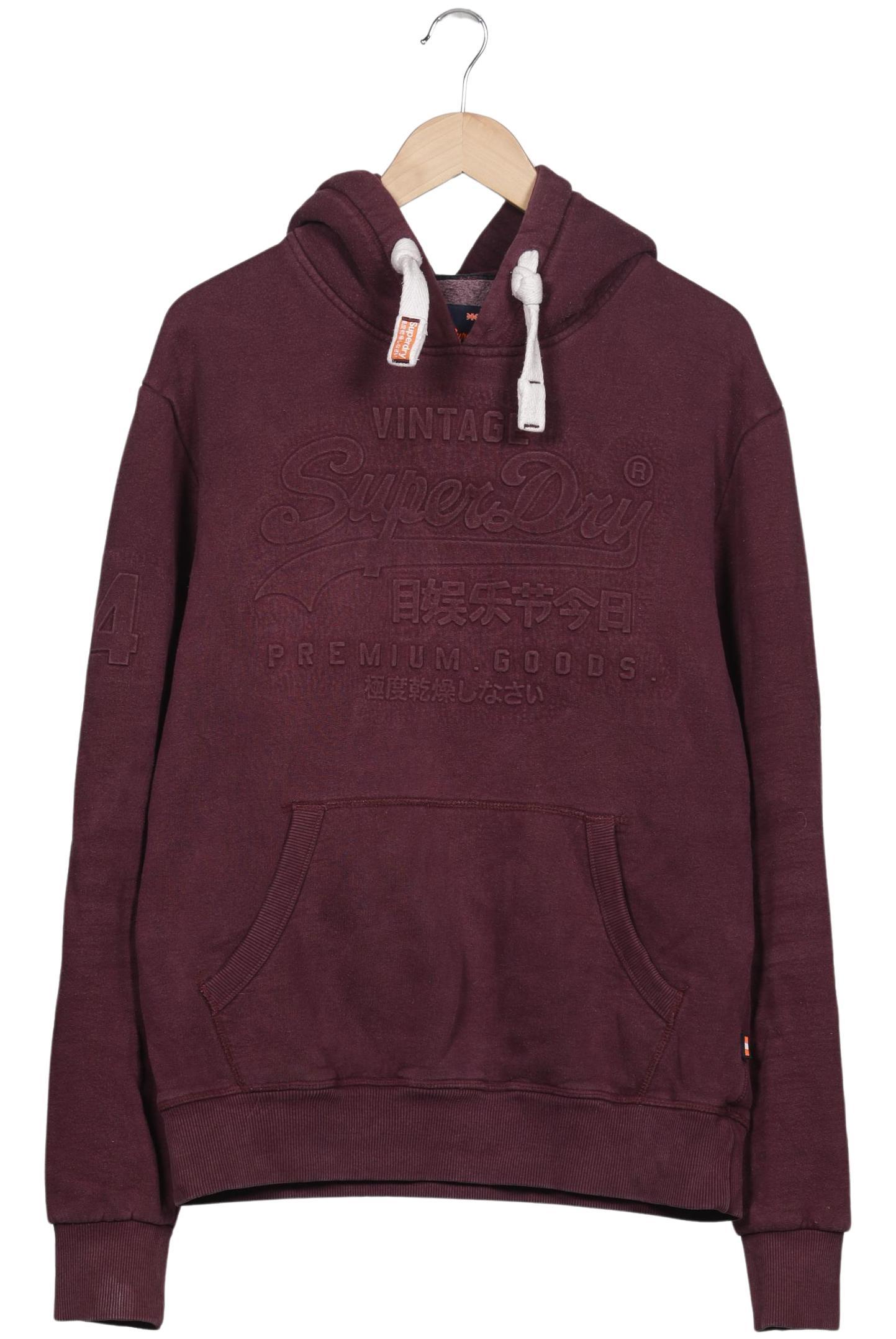 

Superdry Herren Kapuzenpullover, bordeaux, Gr. 48