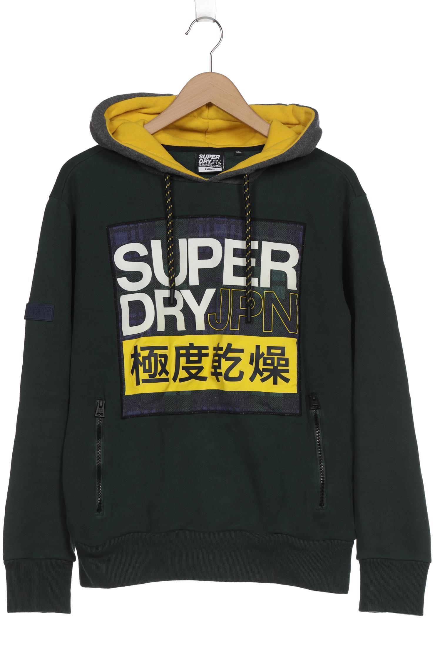 

Superdry Herren Kapuzenpullover, grün, Gr. 52