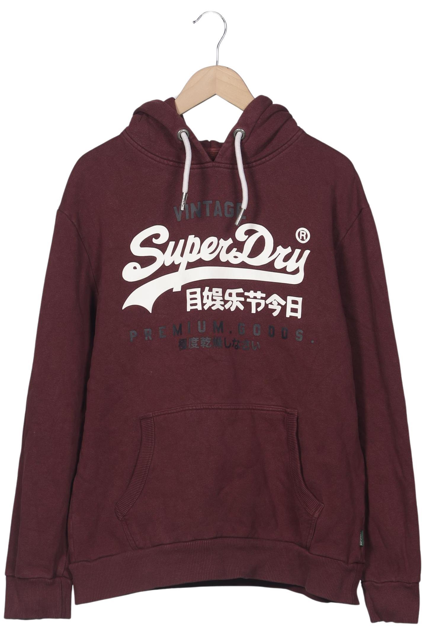 

Superdry Herren Kapuzenpullover, bordeaux, Gr. 56
