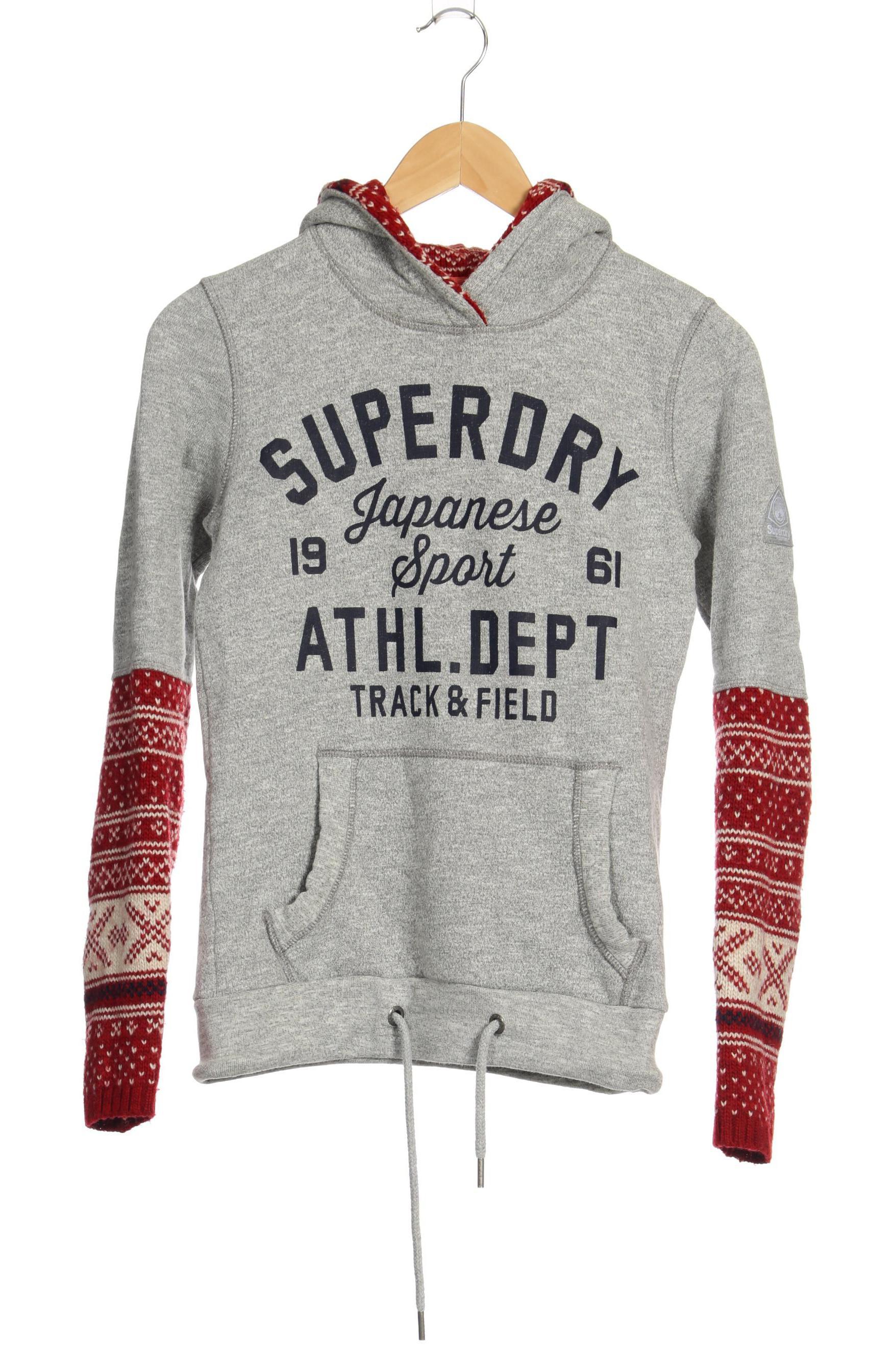 

Superdry Herren Kapuzenpullover, grau, Gr.