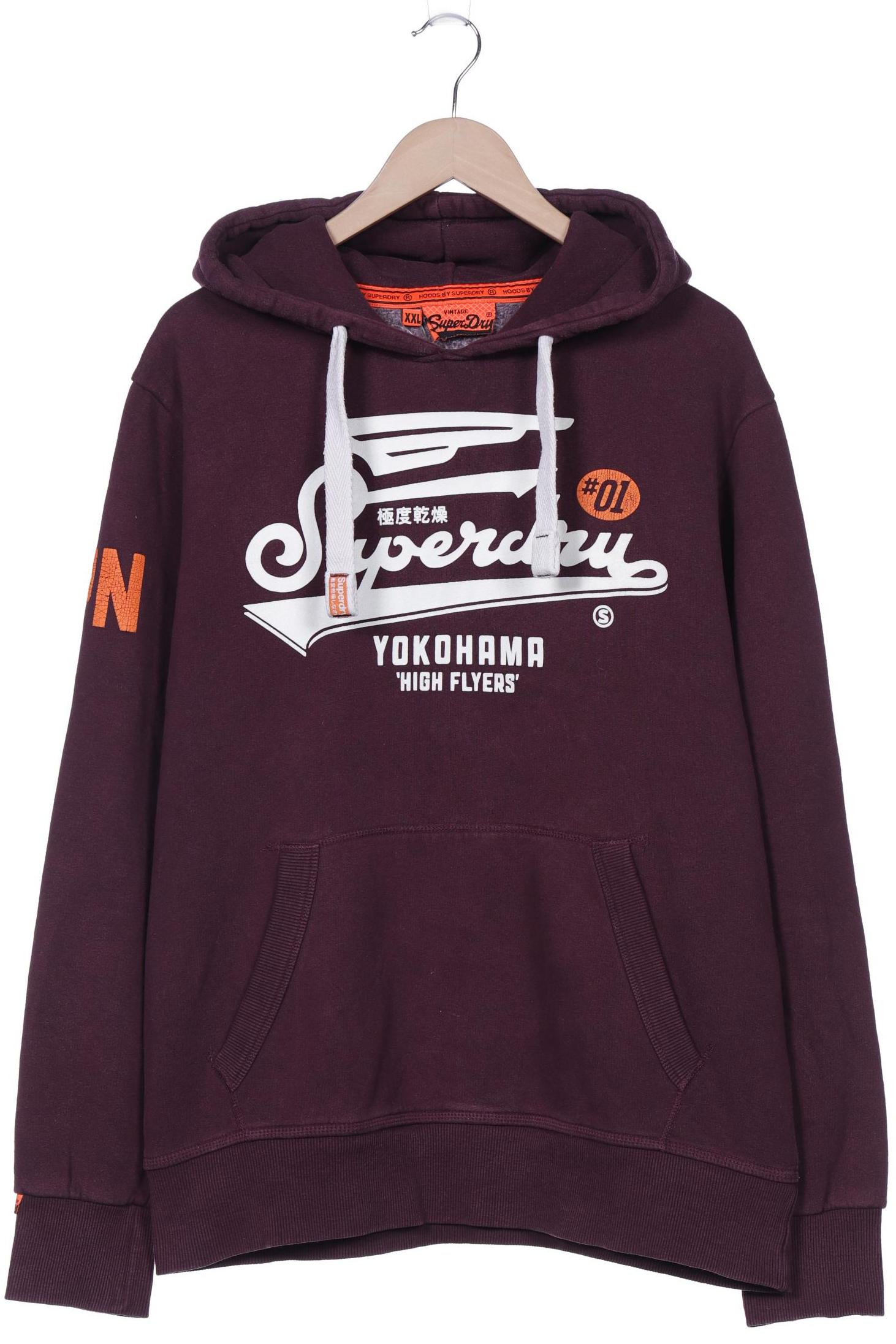 

Superdry Herren Kapuzenpullover, bordeaux, Gr. 56
