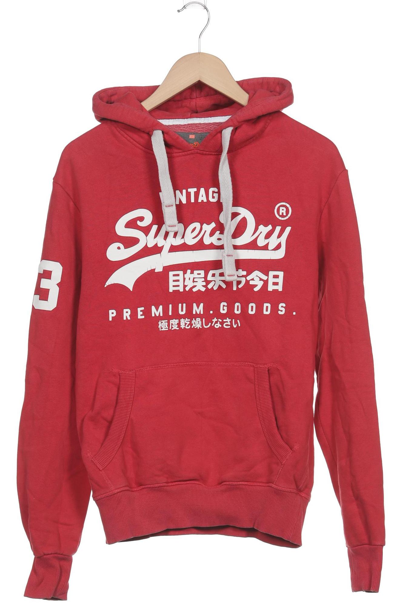 

Superdry Herren Kapuzenpullover, rot, Gr. 46