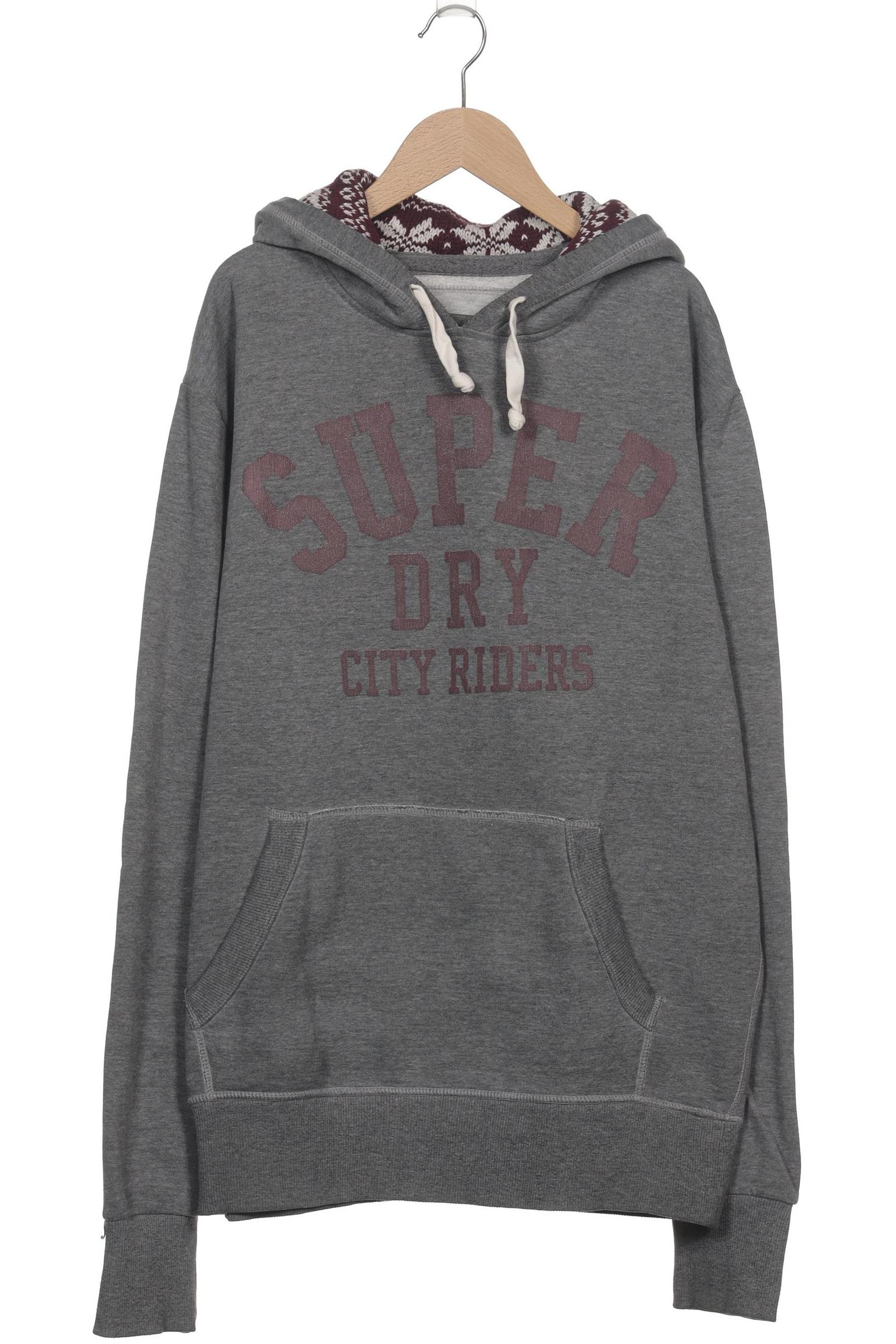 

Superdry Herren Kapuzenpullover, grau, Gr. 54