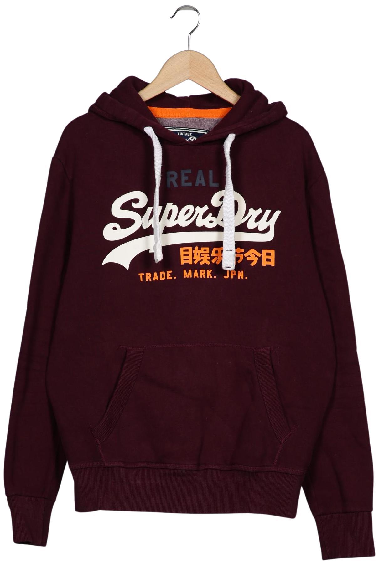 

Superdry Herren Kapuzenpullover, bordeaux, Gr. 48
