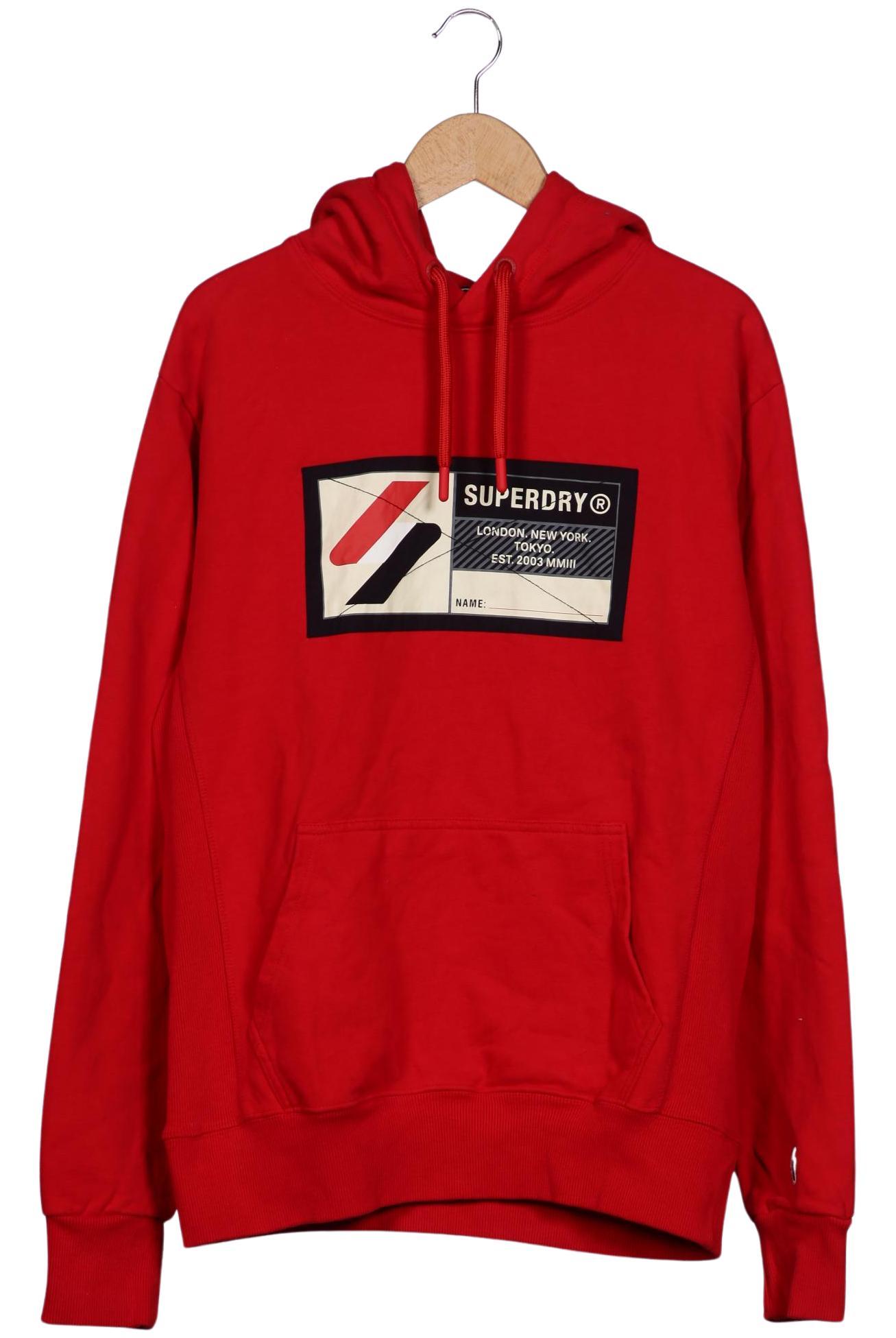 

Superdry Herren Kapuzenpullover, rot, Gr. 54