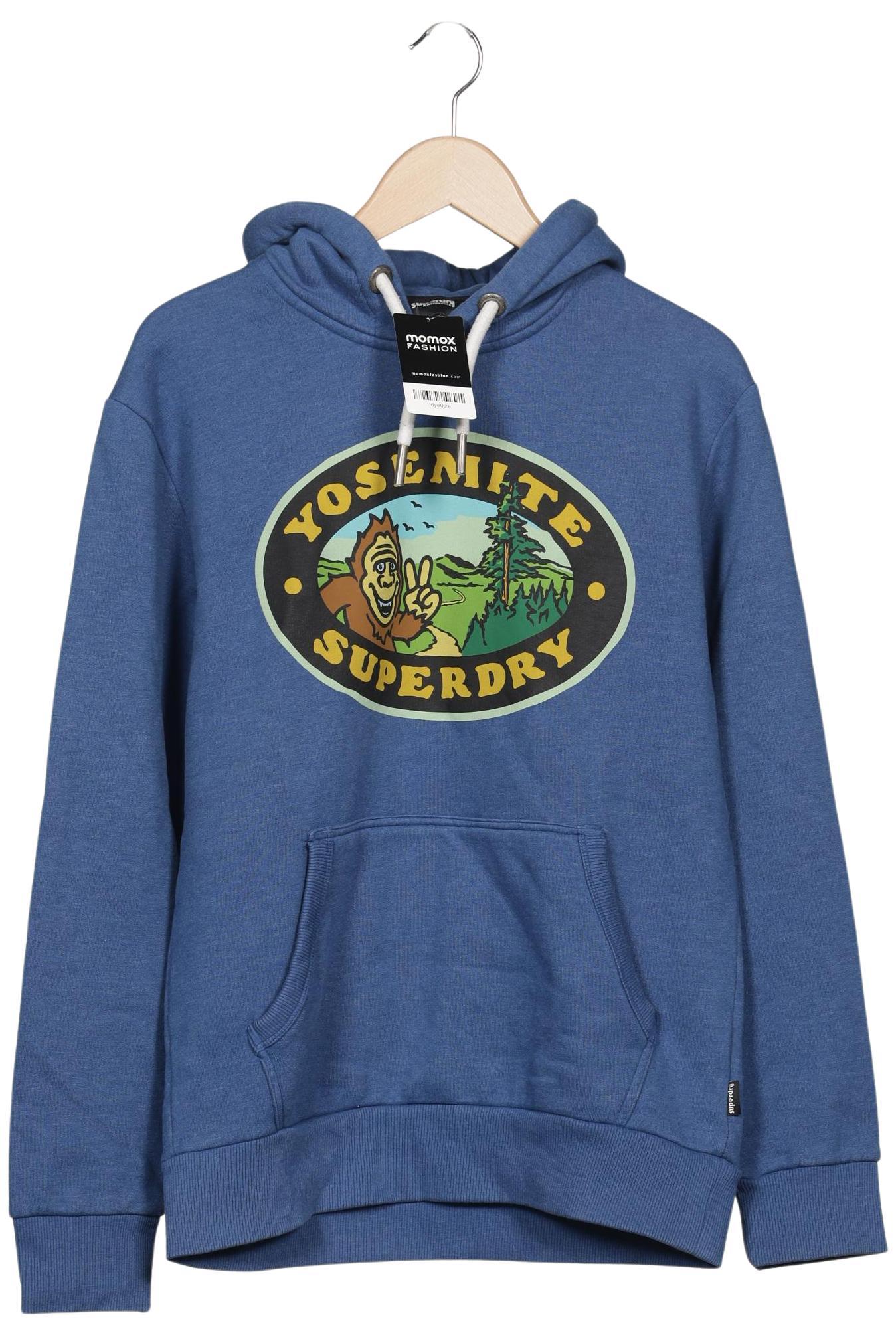 

Superdry Herren Kapuzenpullover, blau, Gr. 46