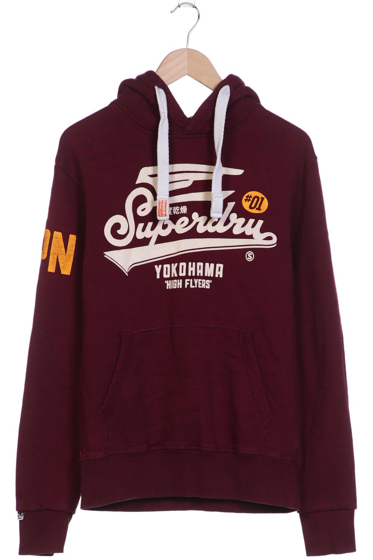 

Superdry Herren Kapuzenpullover, bordeaux, Gr. 46